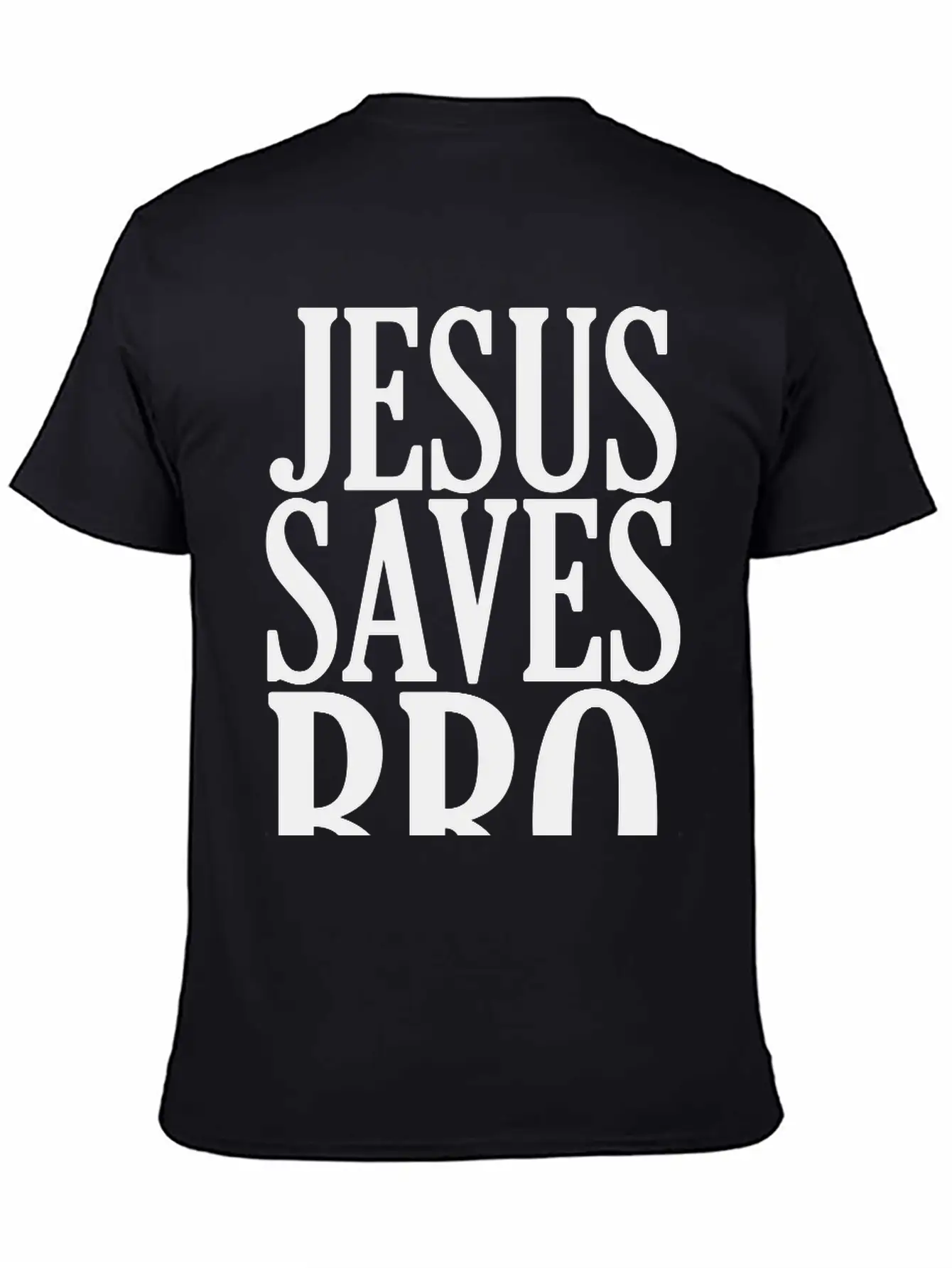 JESUS SAVES BRO Christian Gospel Christmas T-shirt Unisex Short Sleeve Soft Cotton T-Shirt – Casual Everyday Wear