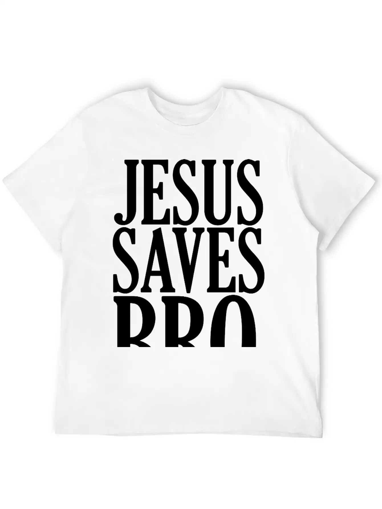 JESUS SAVES BRO Christian Gospel Christmas T-shirt Unisex Short Sleeve Soft Cotton T-Shirt – Casual Everyday Wear