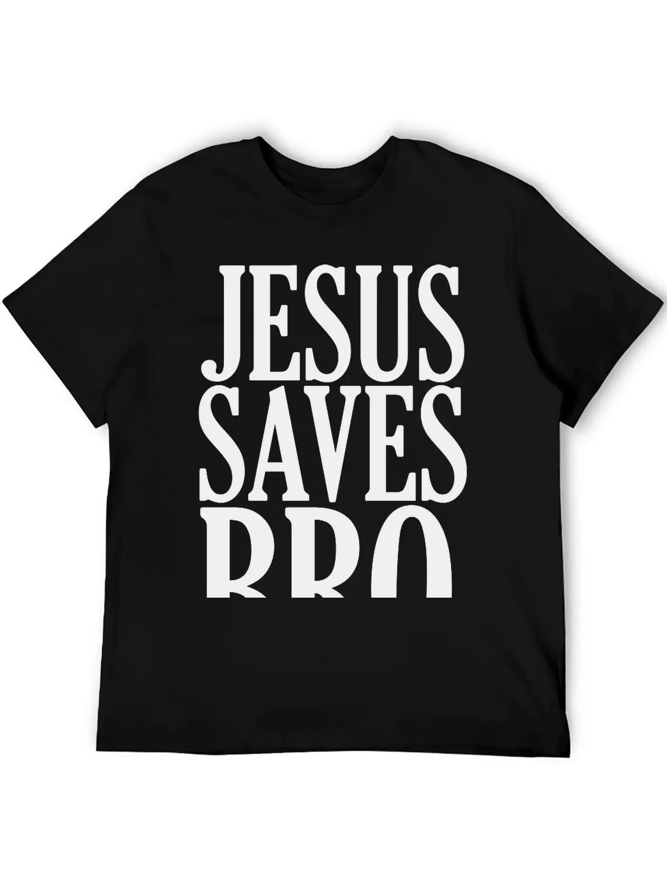 JESUS SAVES BRO Christian Gospel Christmas T-shirt Unisex Short Sleeve Soft Cotton T-Shirt – Casual Everyday Wear