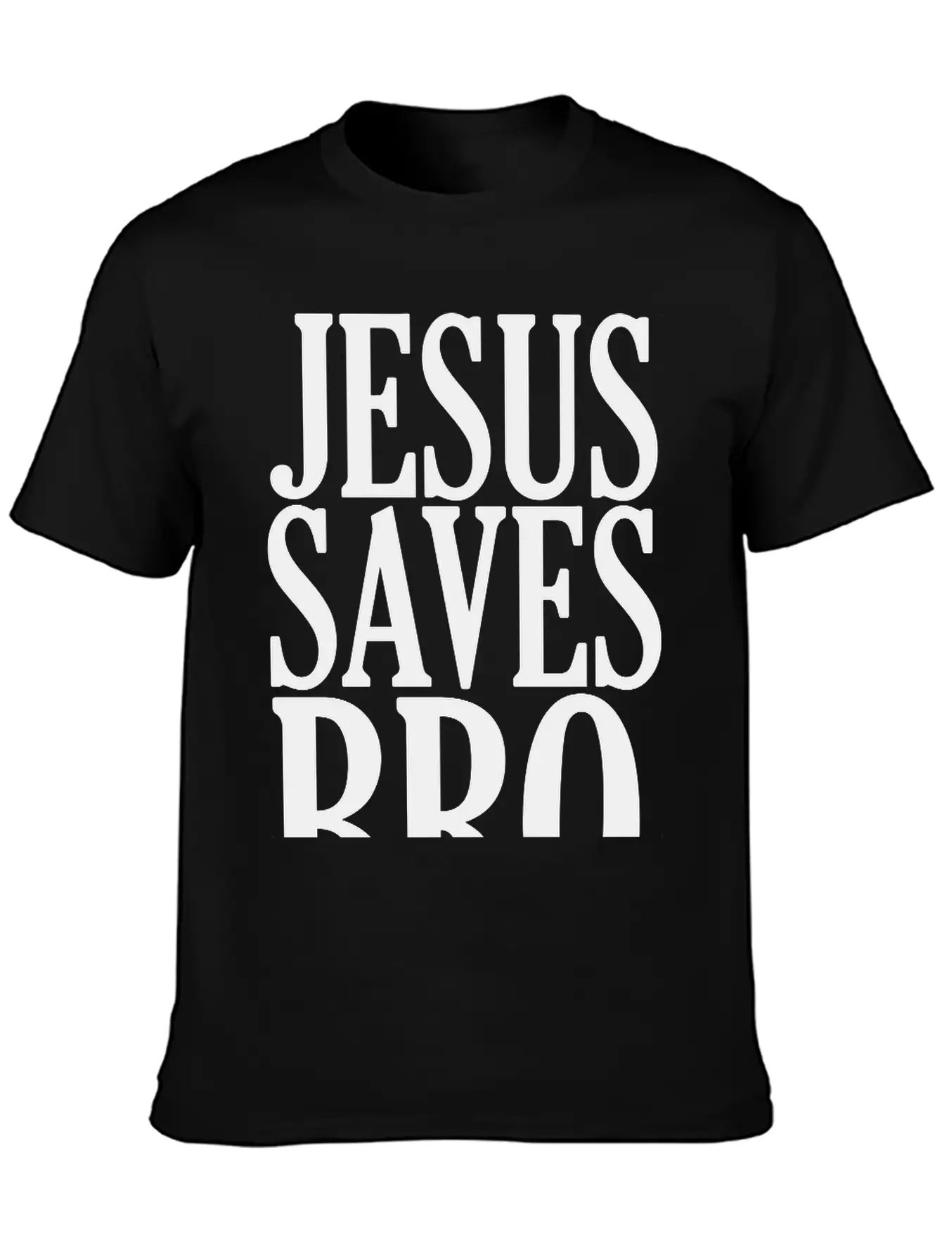 JESUS SAVES BRO Christian Gospel Christmas T-shirt Unisex Short Sleeve Soft Cotton T-Shirt – Casual Everyday Wear