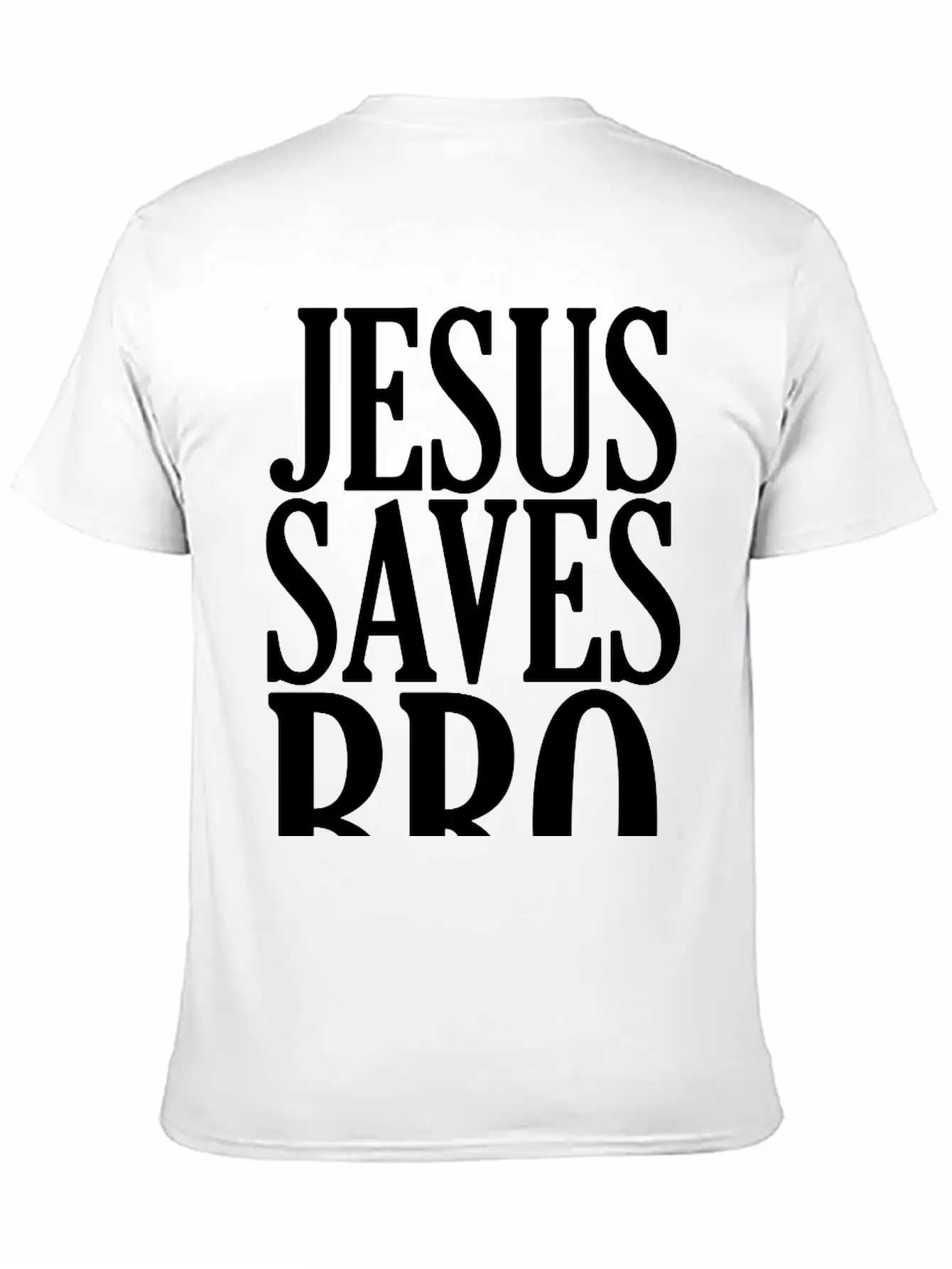 JESUS SAVES BRO Christian Gospel Christmas T-shirt Unisex Short Sleeve Soft Cotton T-Shirt – Casual Everyday Wear