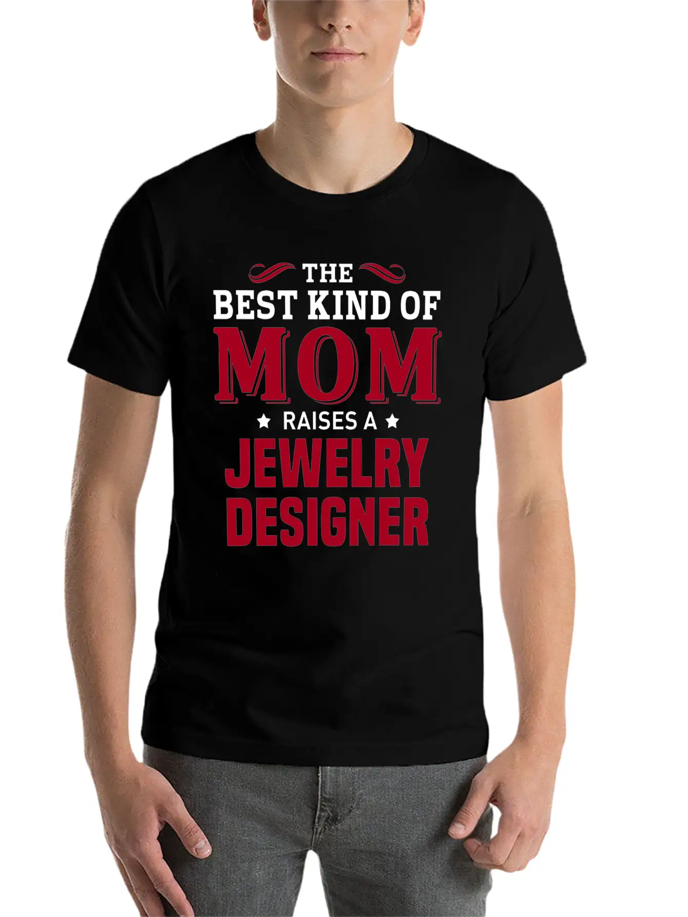 Jewelry Designer Unisex Casual T-Shirt – Clean Design For Daily Comfort