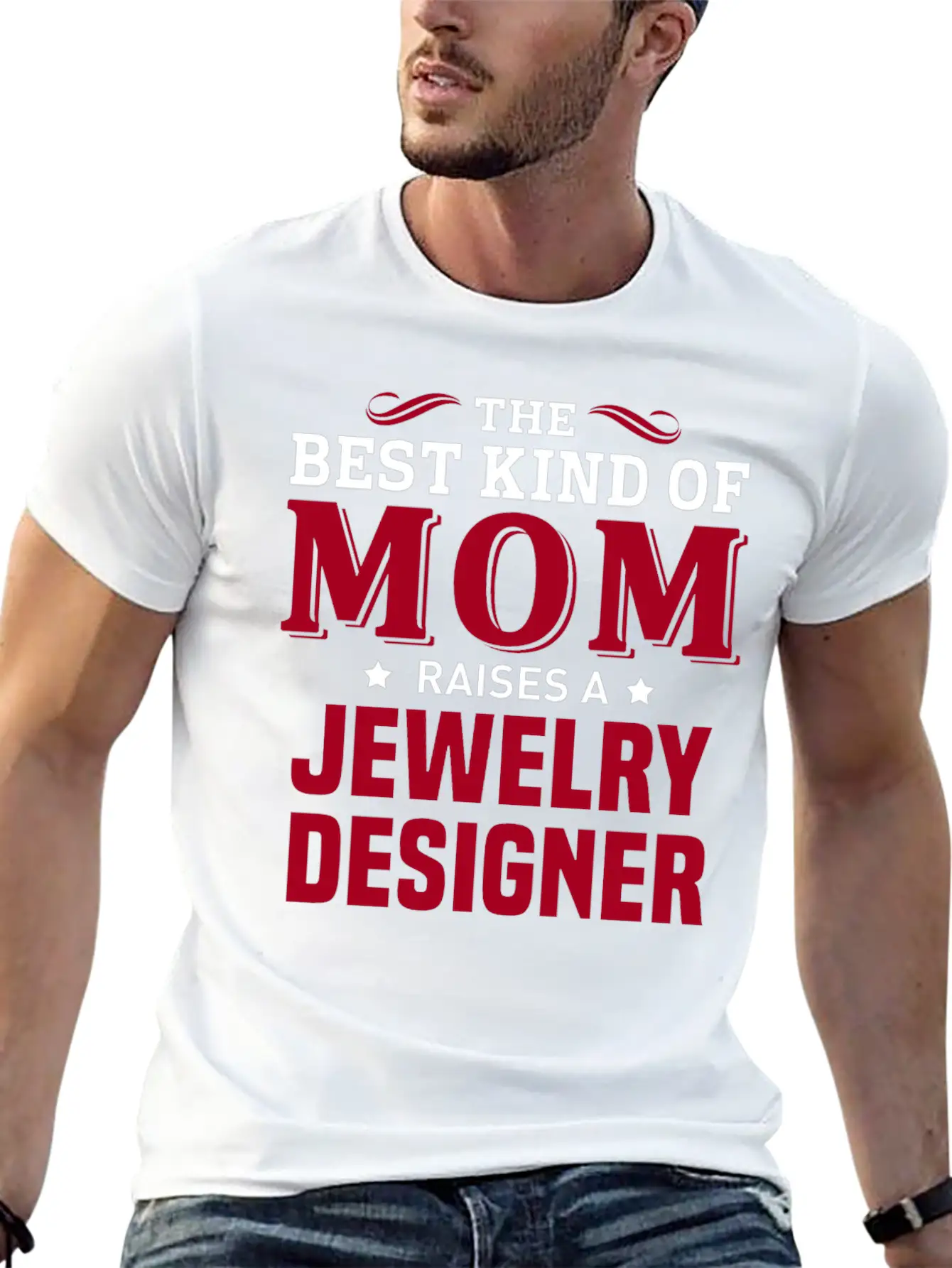 Jewelry Designer Unisex Casual T-Shirt – Clean Design For Daily Comfort