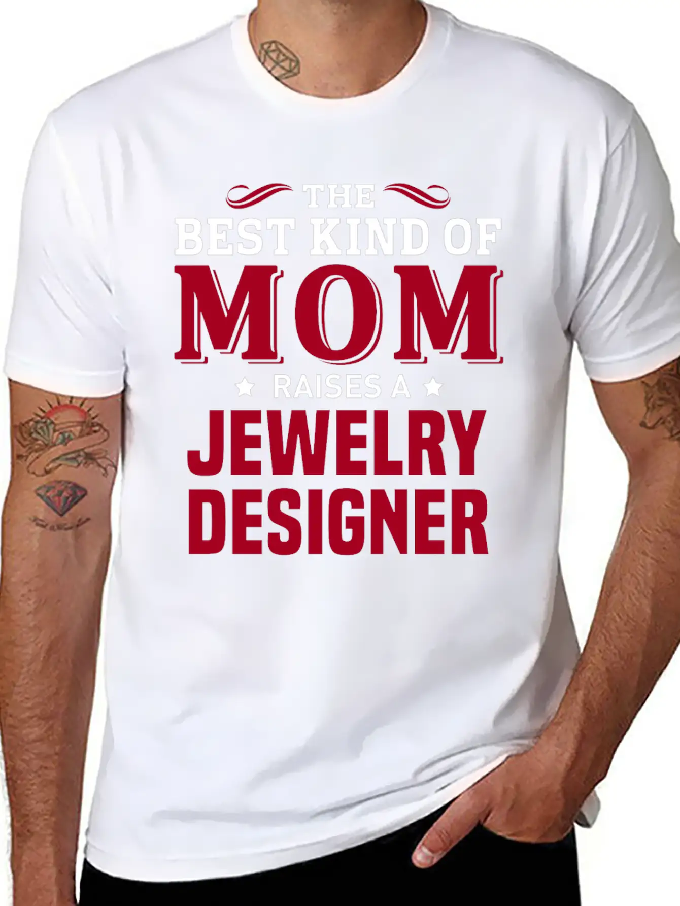 Jewelry Designer Unisex Casual T-Shirt – Clean Design For Daily Comfort
