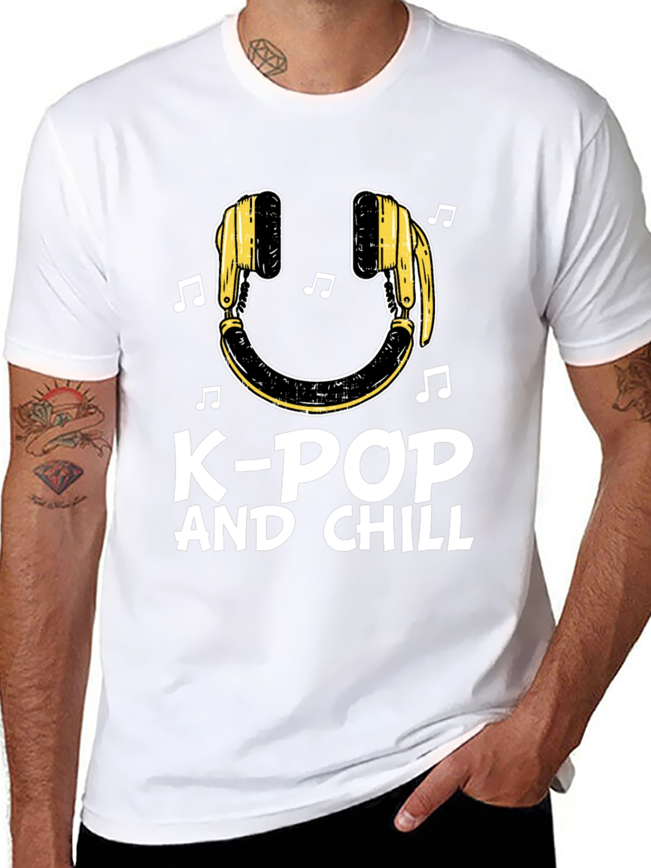 K-Pop and Chill T-Shirt Music Lover Tee