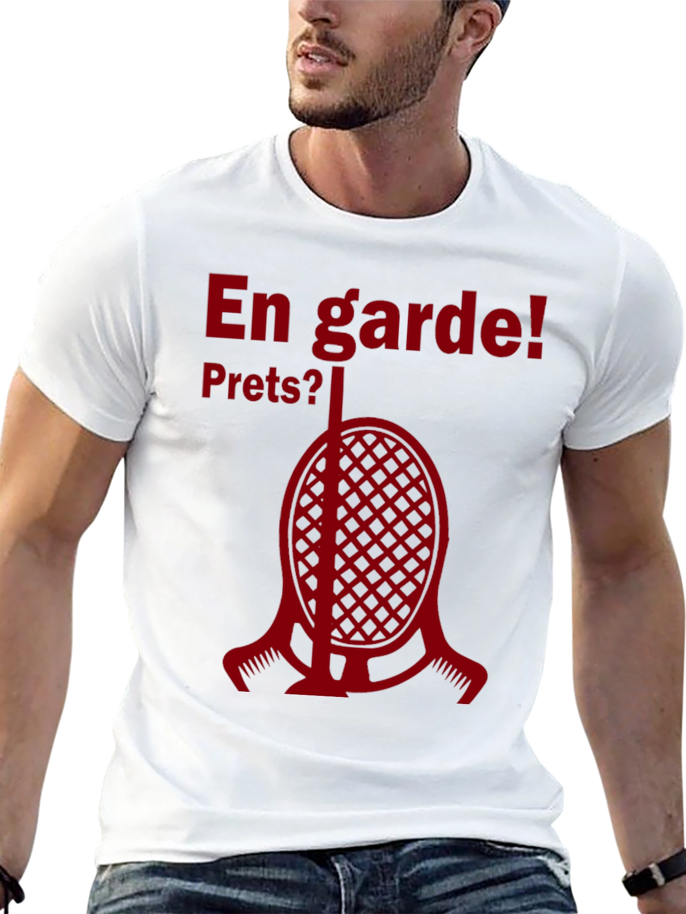 Fencing T-Shirt En Garde! Ready? Sports Shirt