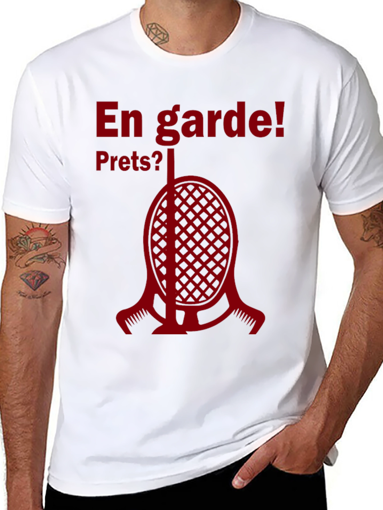 Fencing T-Shirt En Garde! Ready? Sports Shirt