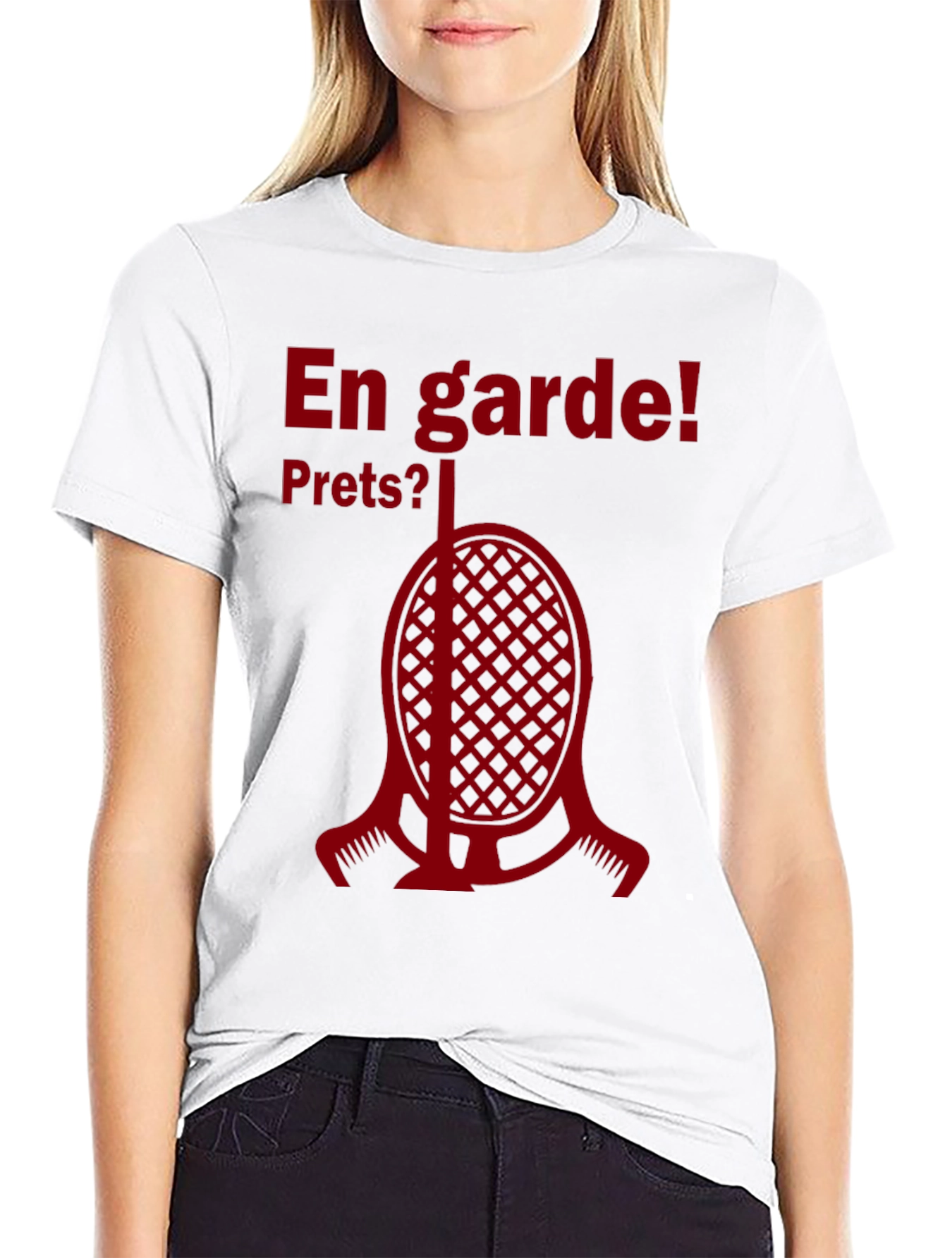 Fencing T-Shirt En Garde! Ready? Sports Shirt