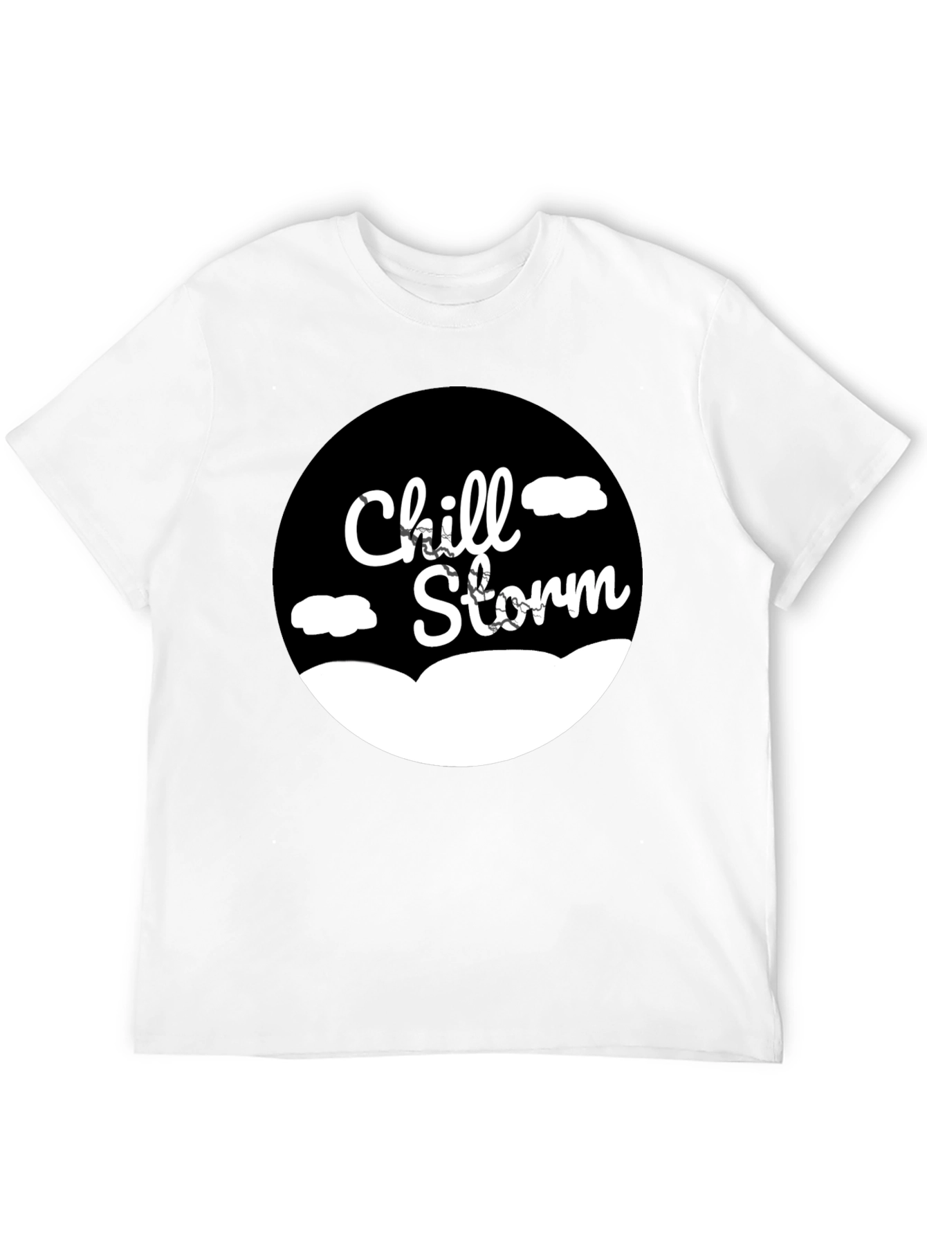 Chill Storm Black Graphic T-Shirt