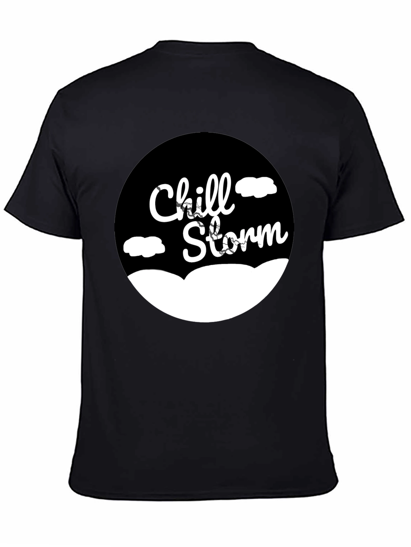 Chill Storm Black Graphic T-Shirt
