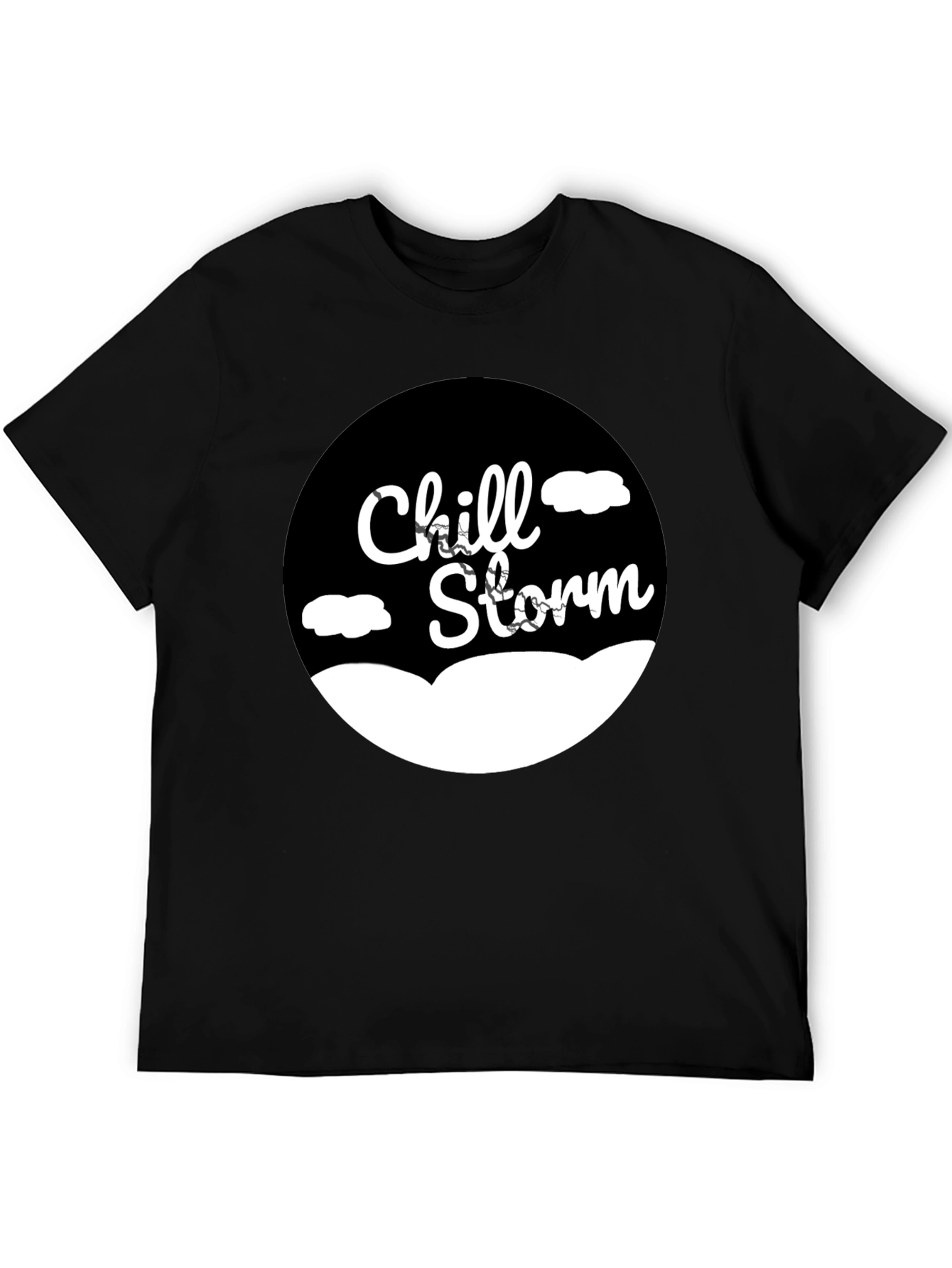 Chill Storm Black Graphic T-Shirt