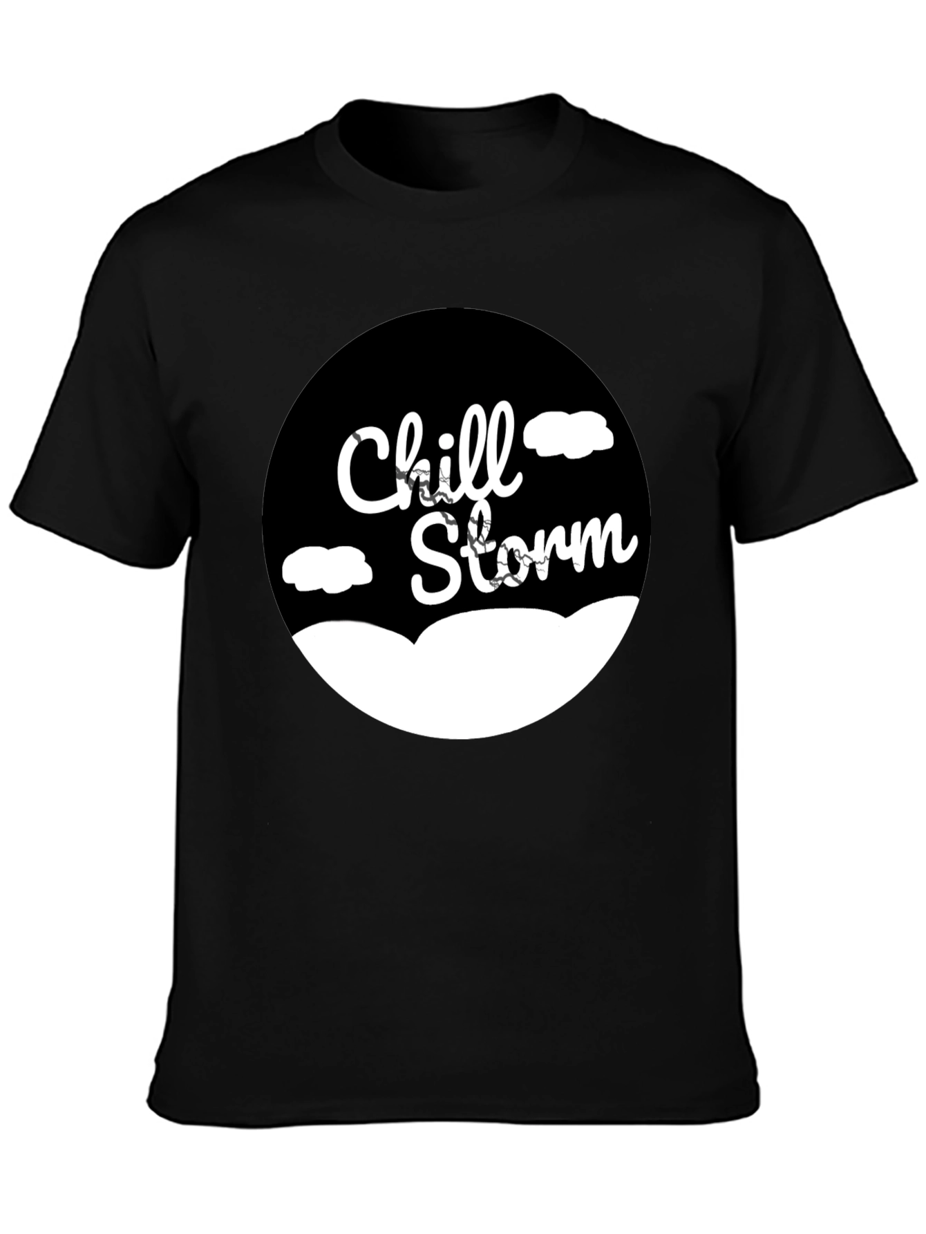 Chill Storm Black Graphic T-Shirt
