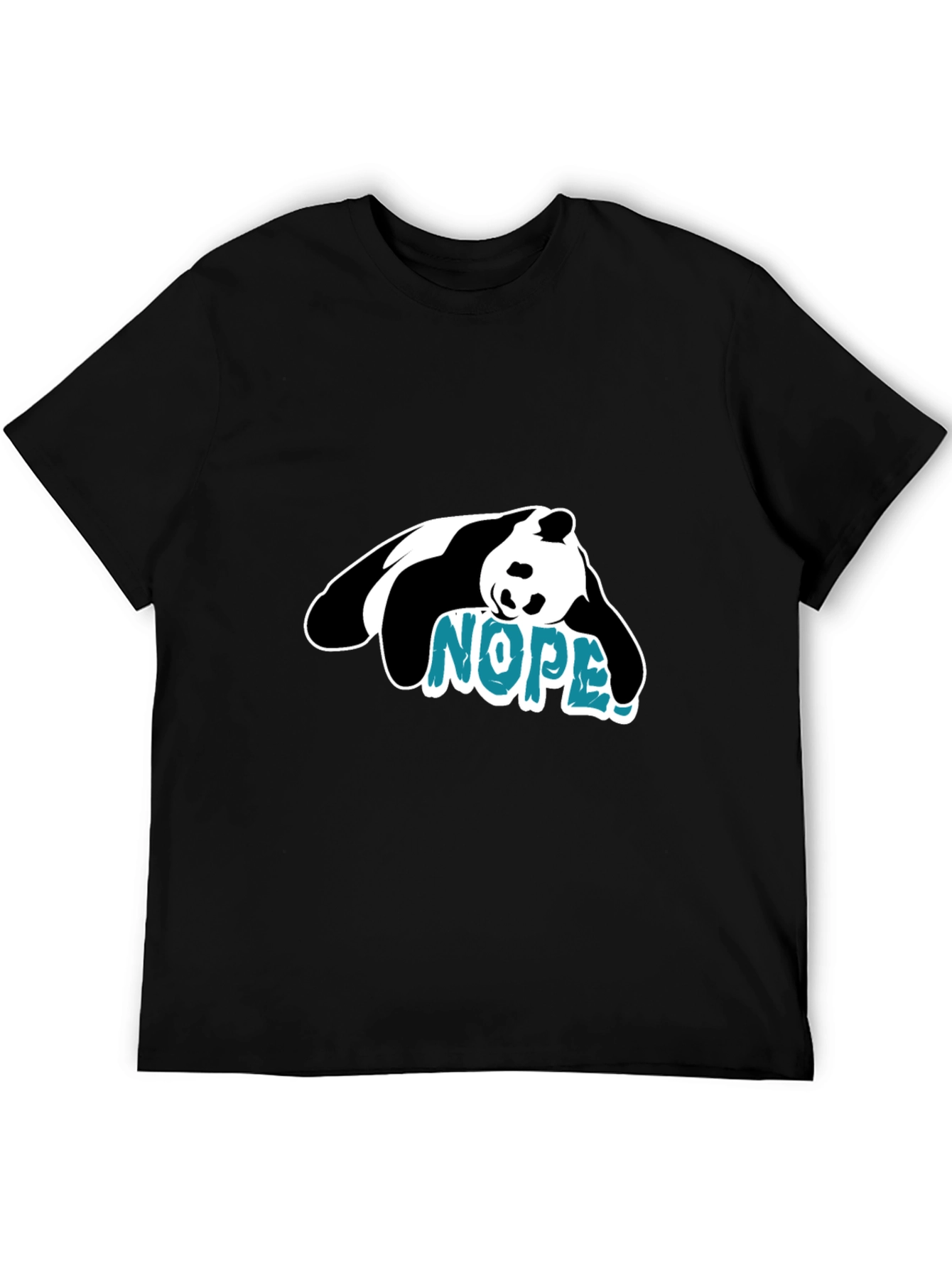 Nope Panda Graphic Tee - Lazy Day Vibes