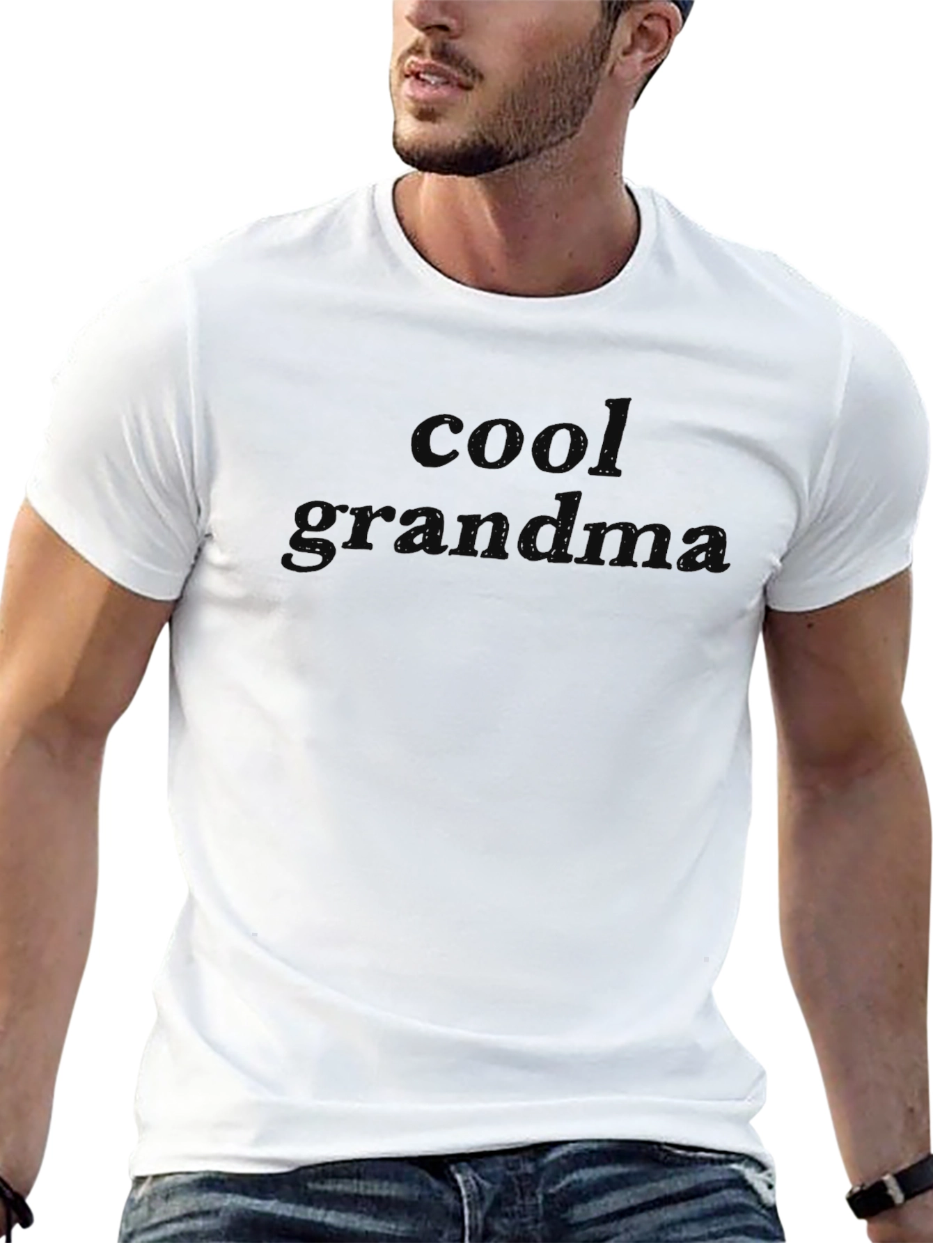 Cool Grandma Black T-Shirt