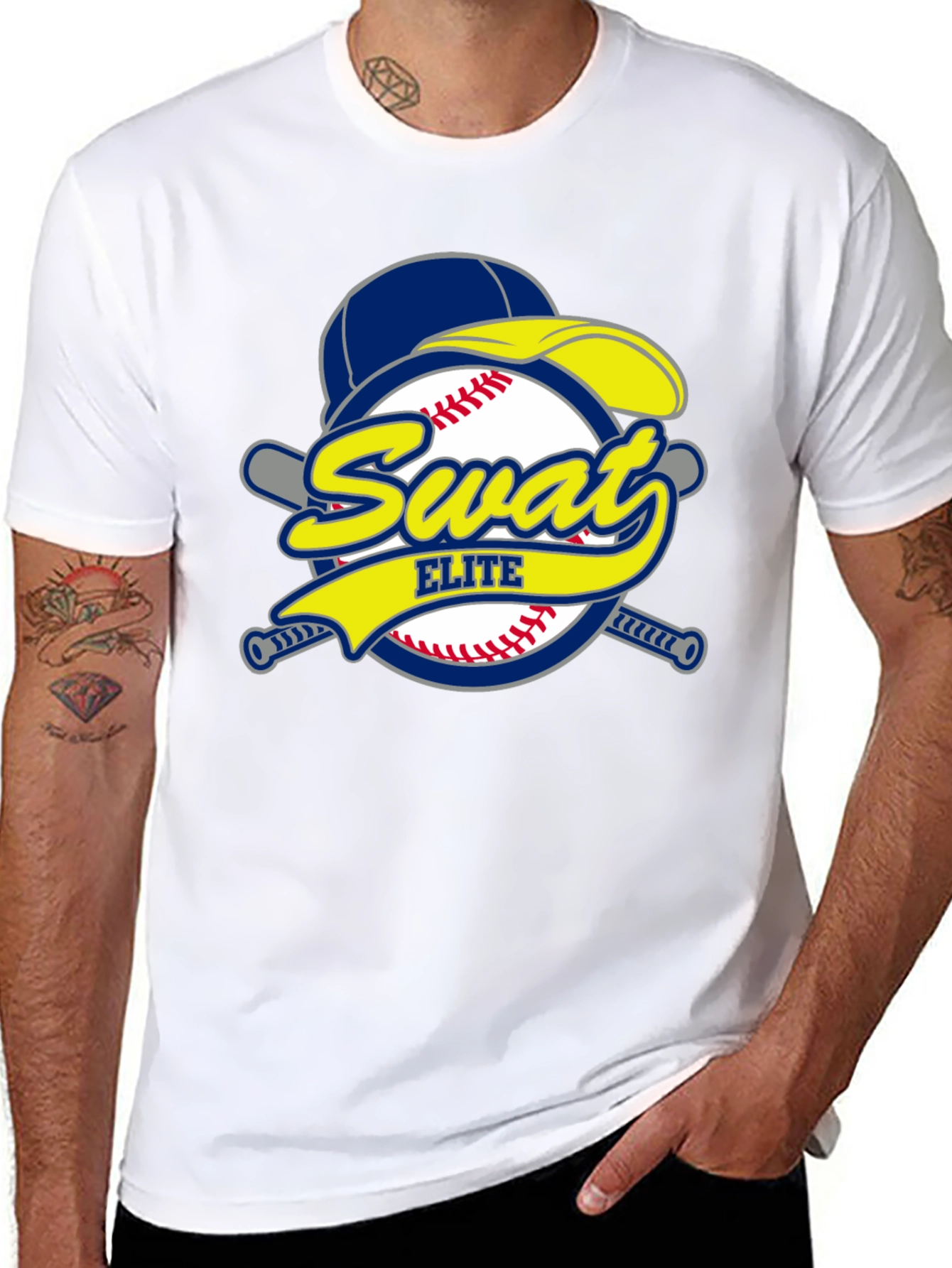 Swat Elite Baseball Graphic T-Shirt