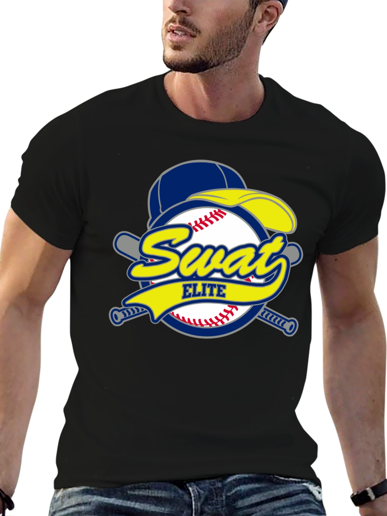 Swat Elite Baseball Graphic T-Shirt