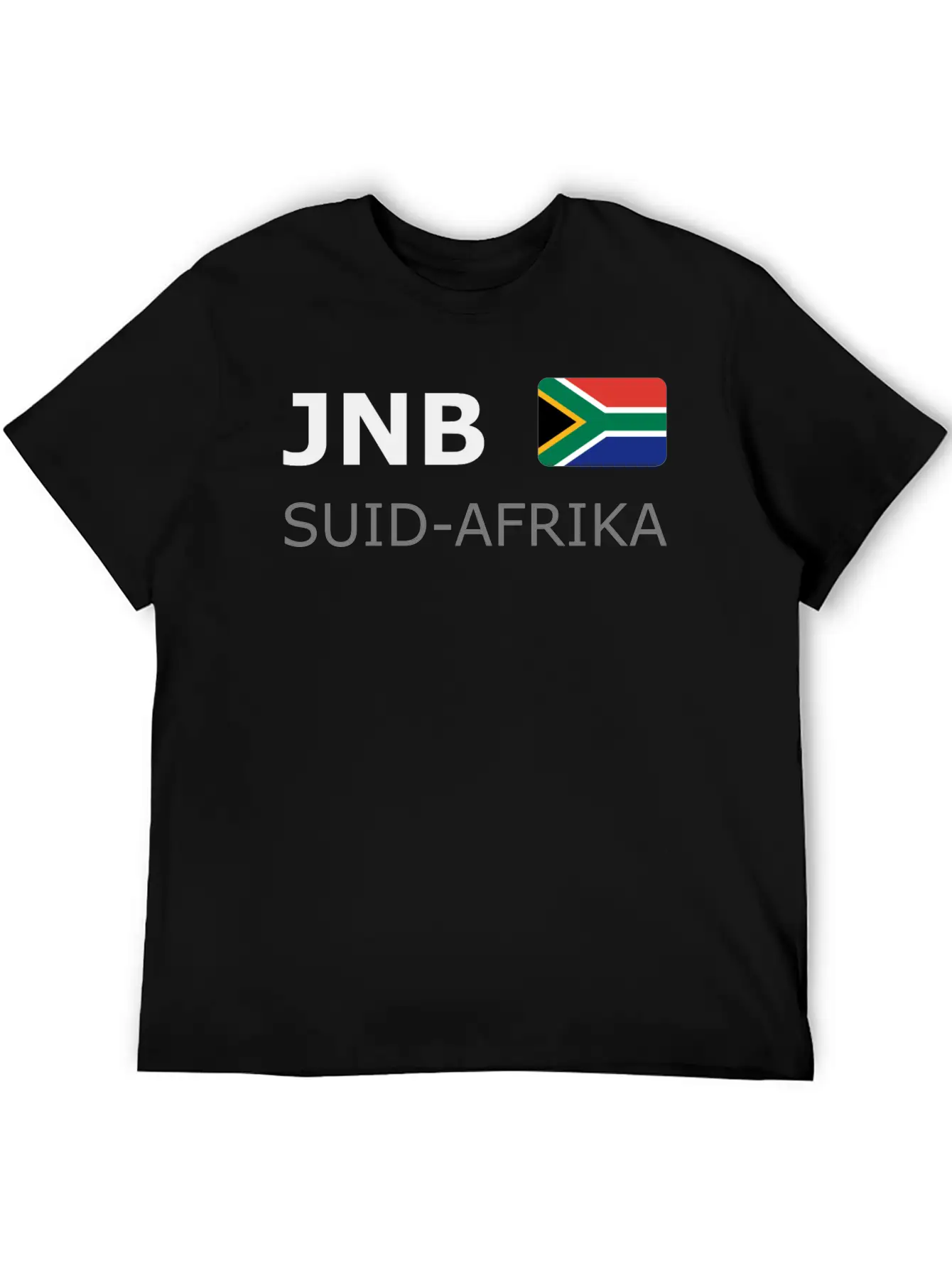 JNB SUID-AFRIKA Dark-lettered 400 Dpi Stylish Everyday T-Shirt – Unisex Basic Cotton Tee