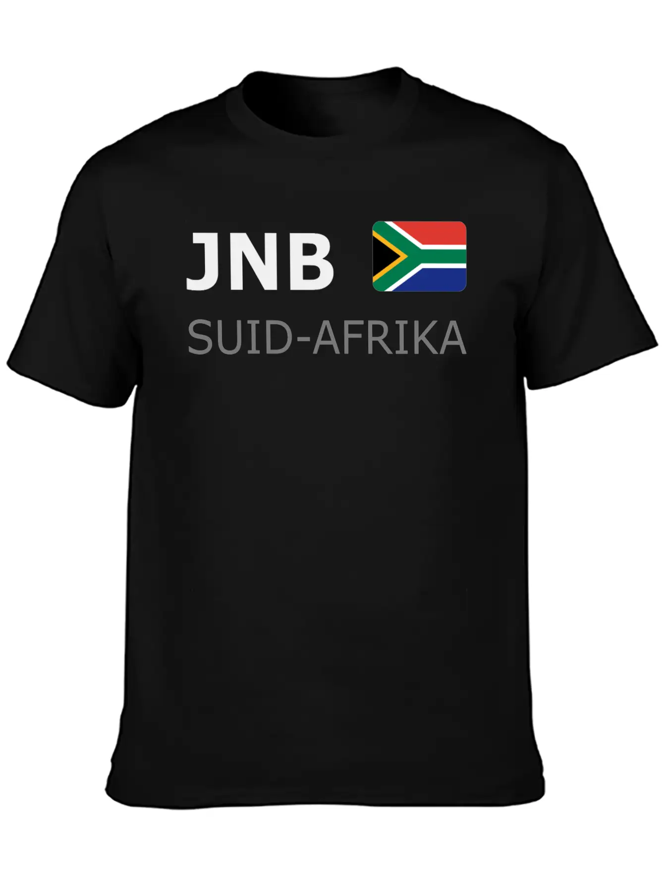 JNB SUID-AFRIKA Dark-lettered 400 Dpi Stylish Everyday T-Shirt – Unisex Basic Cotton Tee