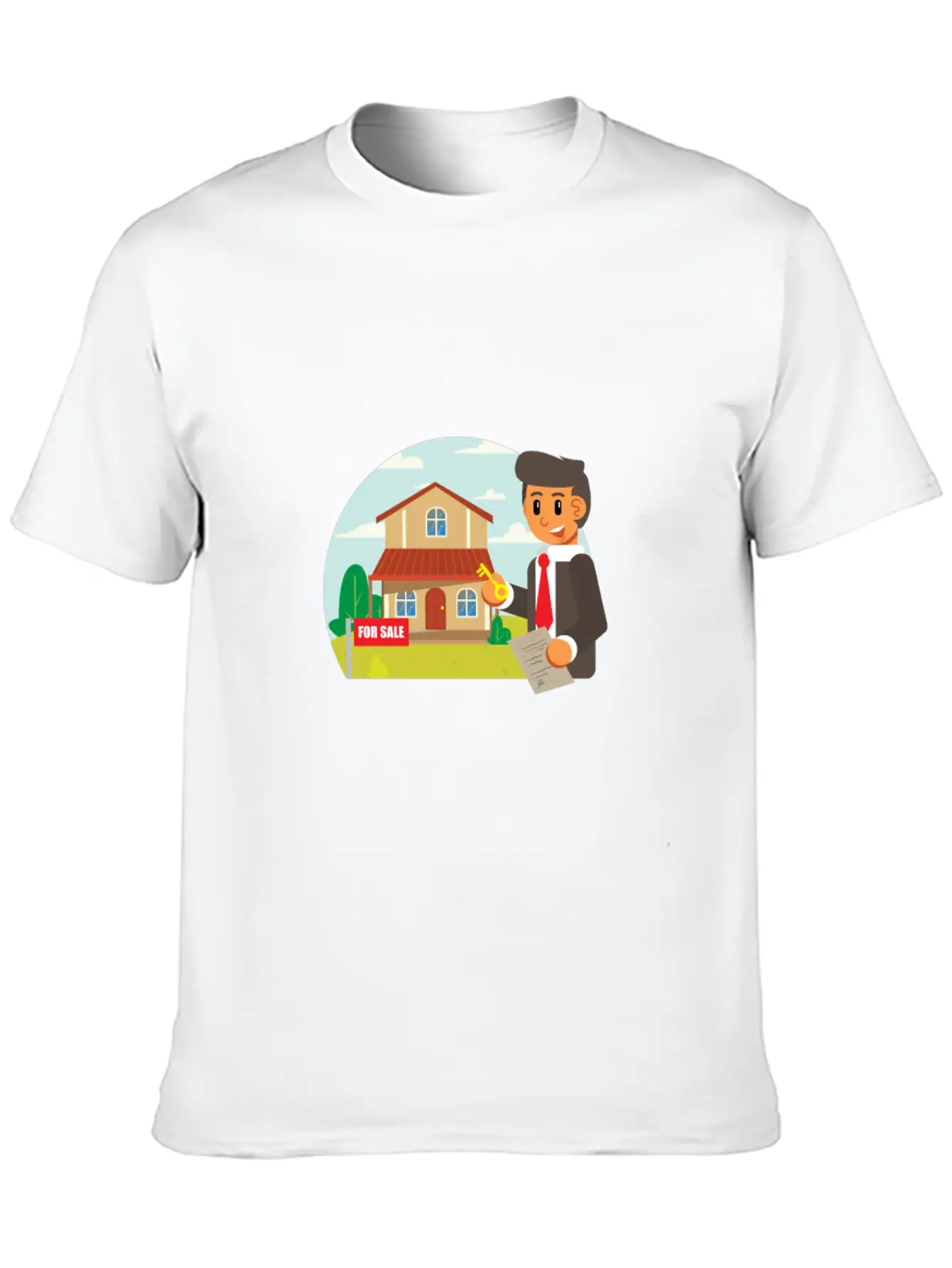 Jobs Realtor Stylish Everyday T-Shirt – Unisex Basic Cotton Tee