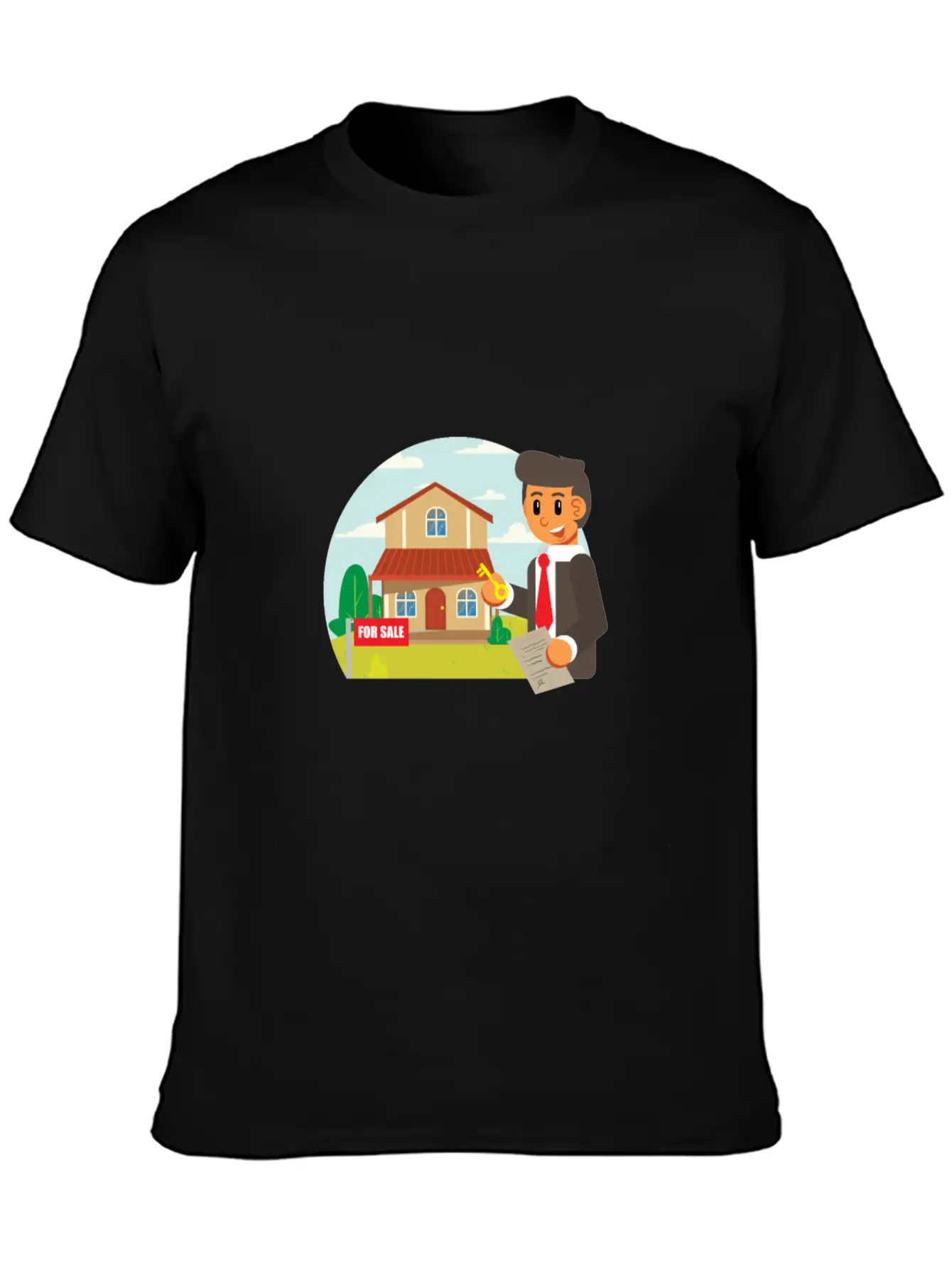 Jobs Realtor Stylish Everyday T-Shirt – Unisex Basic Cotton Tee
