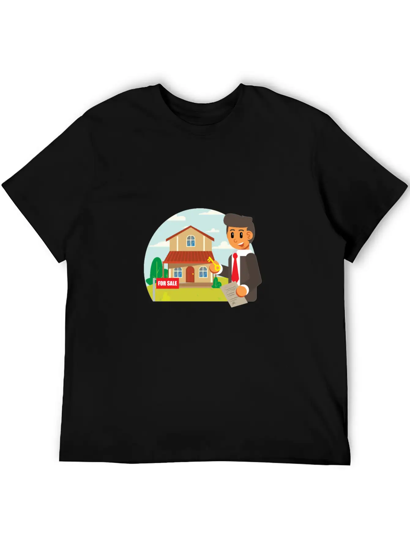 Jobs Realtor Stylish Everyday T-Shirt – Unisex Basic Cotton Tee