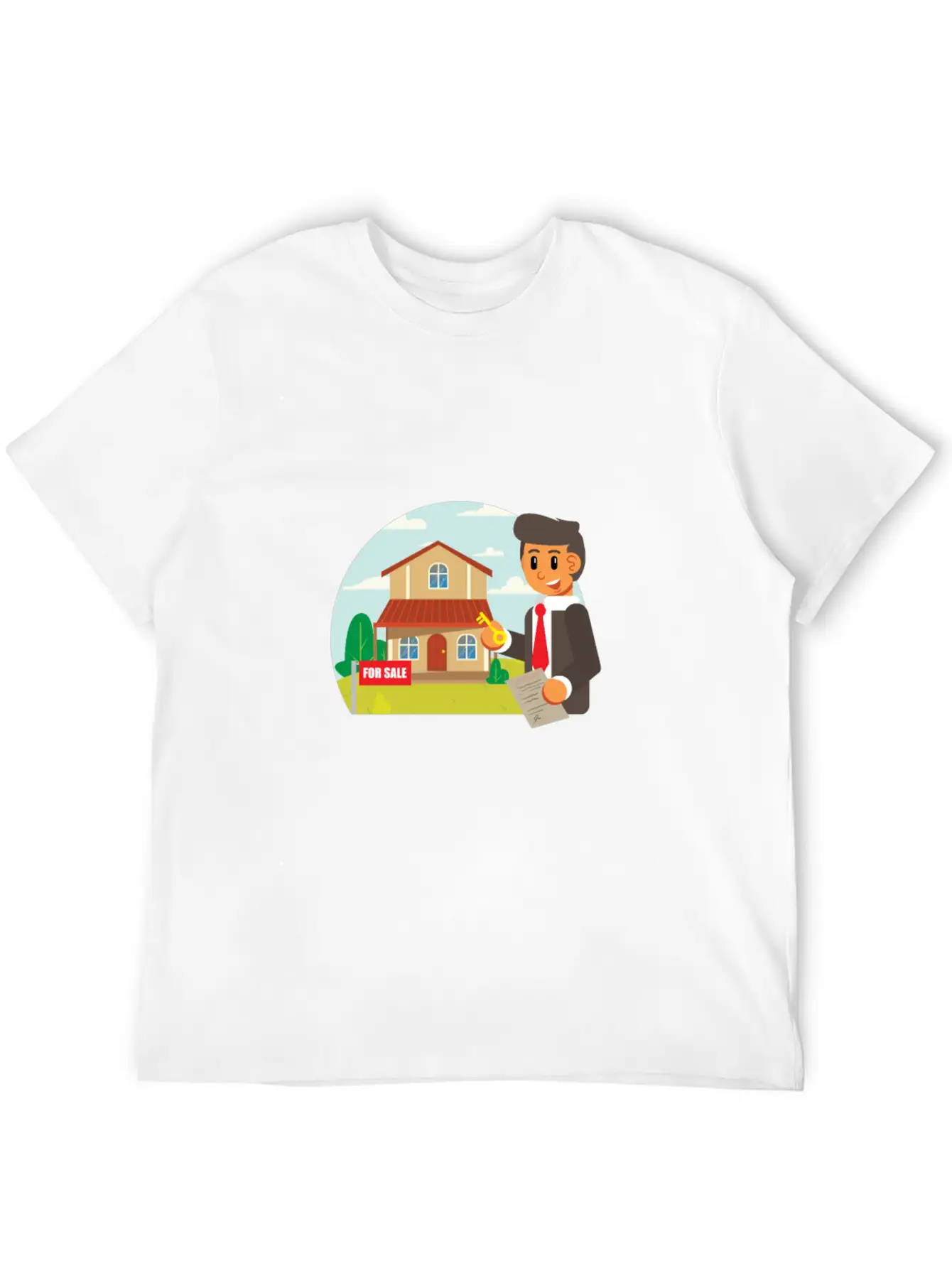 Jobs Realtor Stylish Everyday T-Shirt – Unisex Basic Cotton Tee