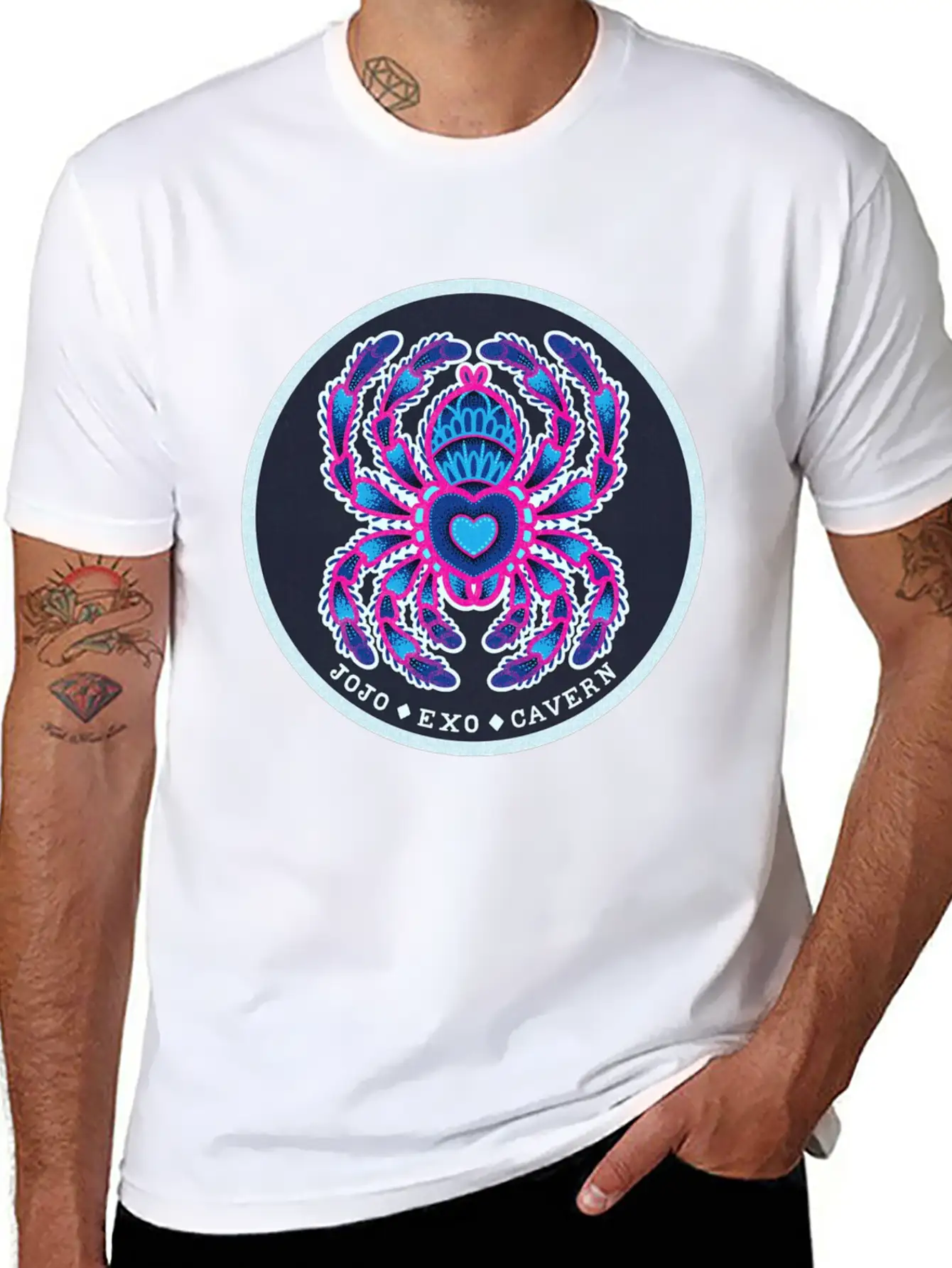 JoJo Exo Cavern Comfortable Minimalist Graphic Tee – Summer Style Essential