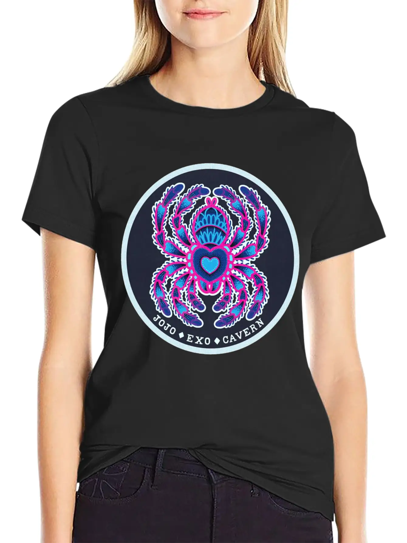 JoJo Exo Cavern Comfortable Minimalist Graphic Tee – Summer Style Essential