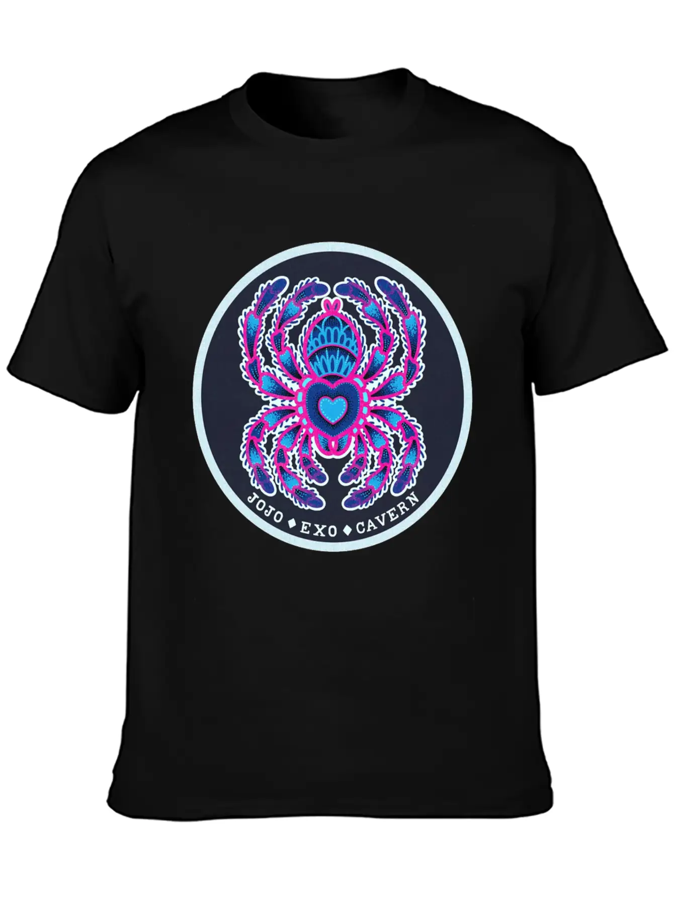 JoJo Exo Cavern Comfortable Minimalist Graphic Tee – Summer Style Essential