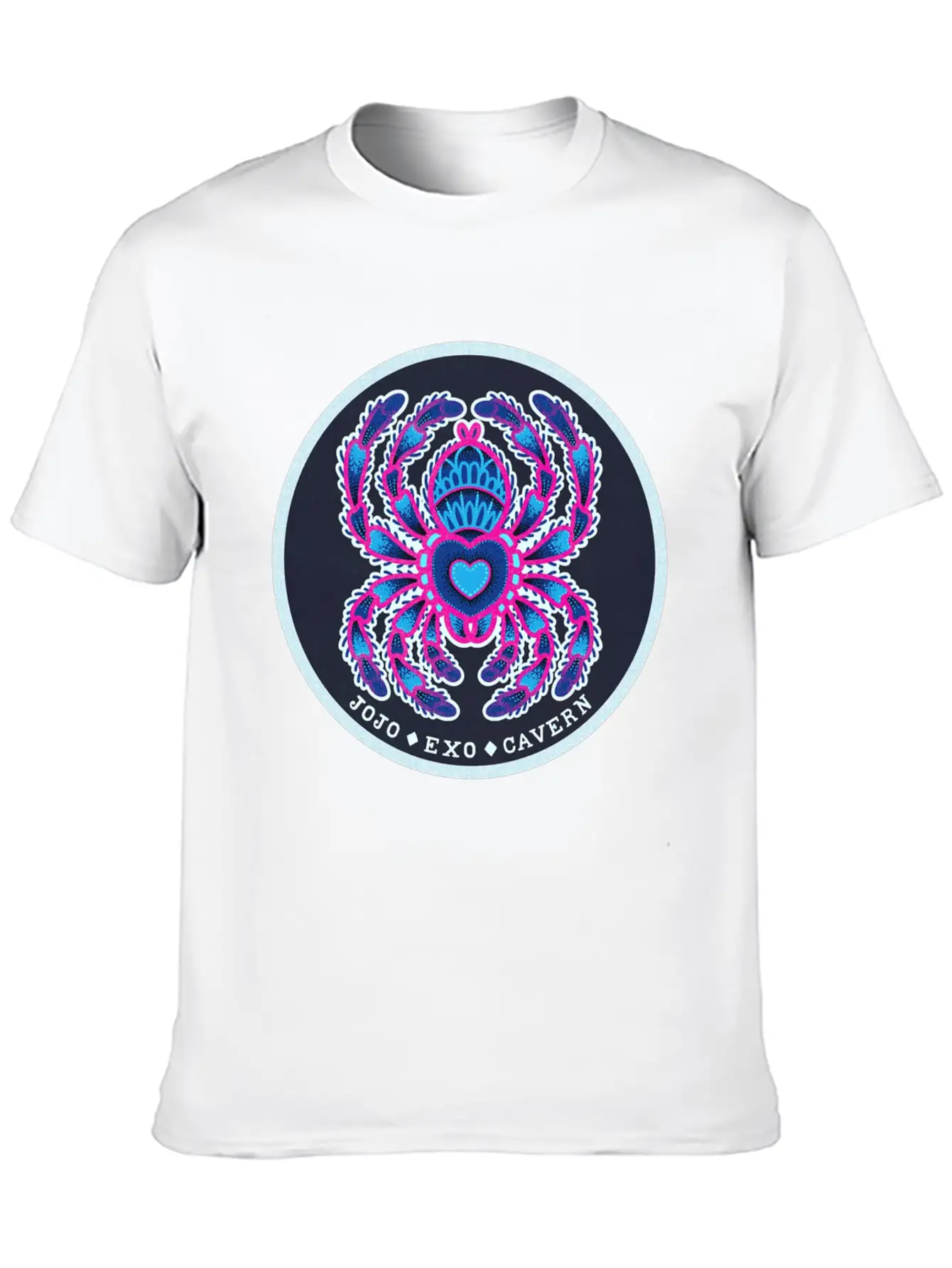 JoJo Exo Cavern Comfortable Minimalist Graphic Tee – Summer Style Essential