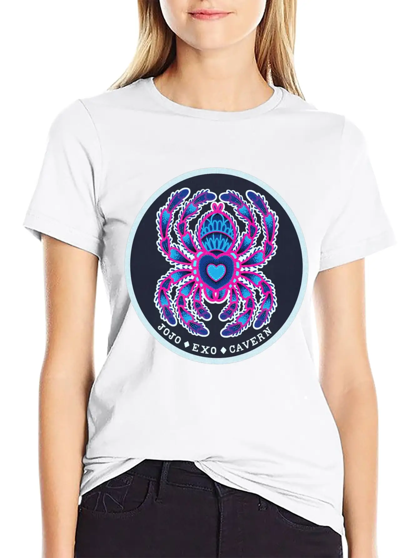JoJo Exo Cavern Comfortable Minimalist Graphic Tee – Summer Style Essential
