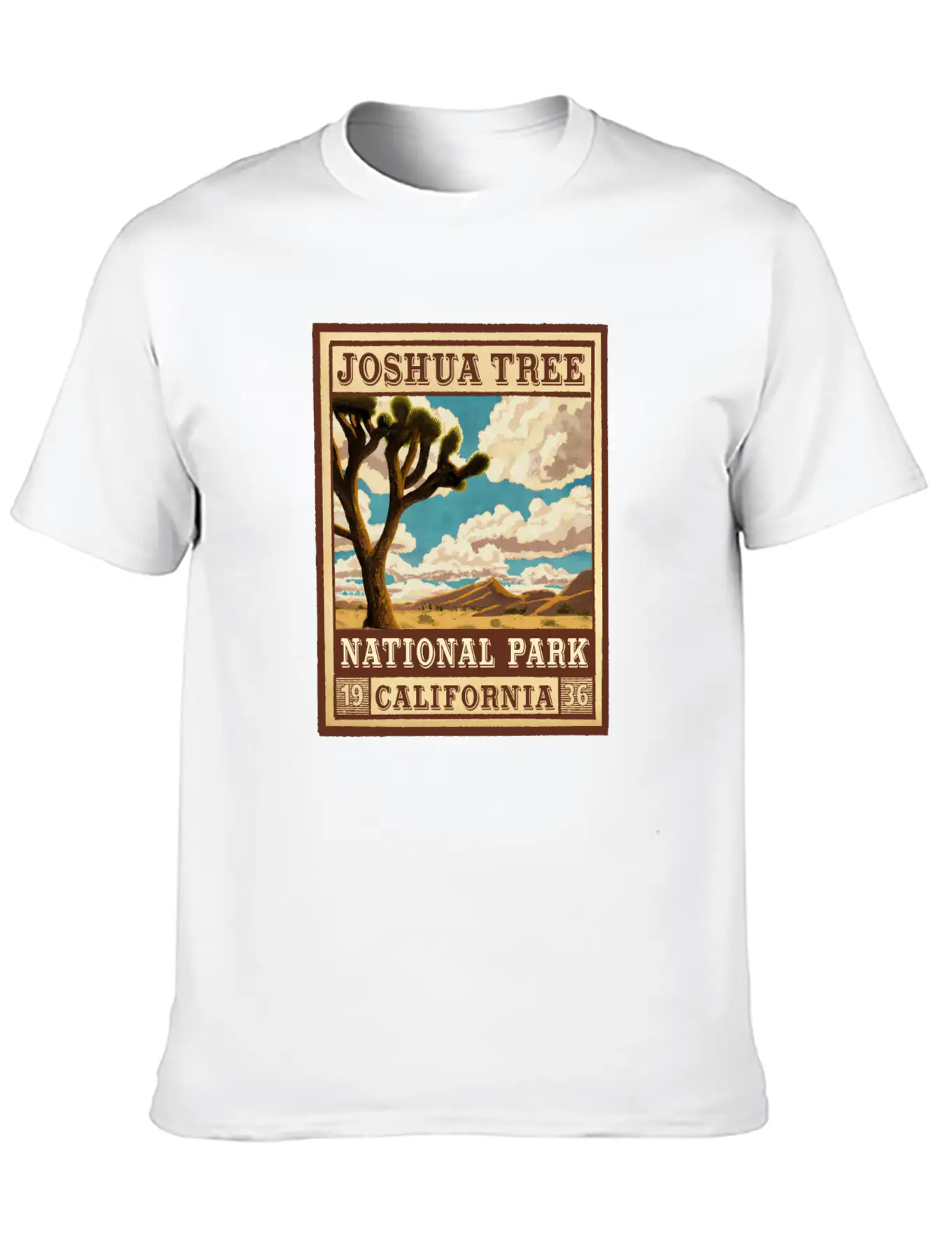 Joshua Tree National Park Outdoor Vintage Stylish Everyday T-Shirt – Unisex Basic Cotton Tee