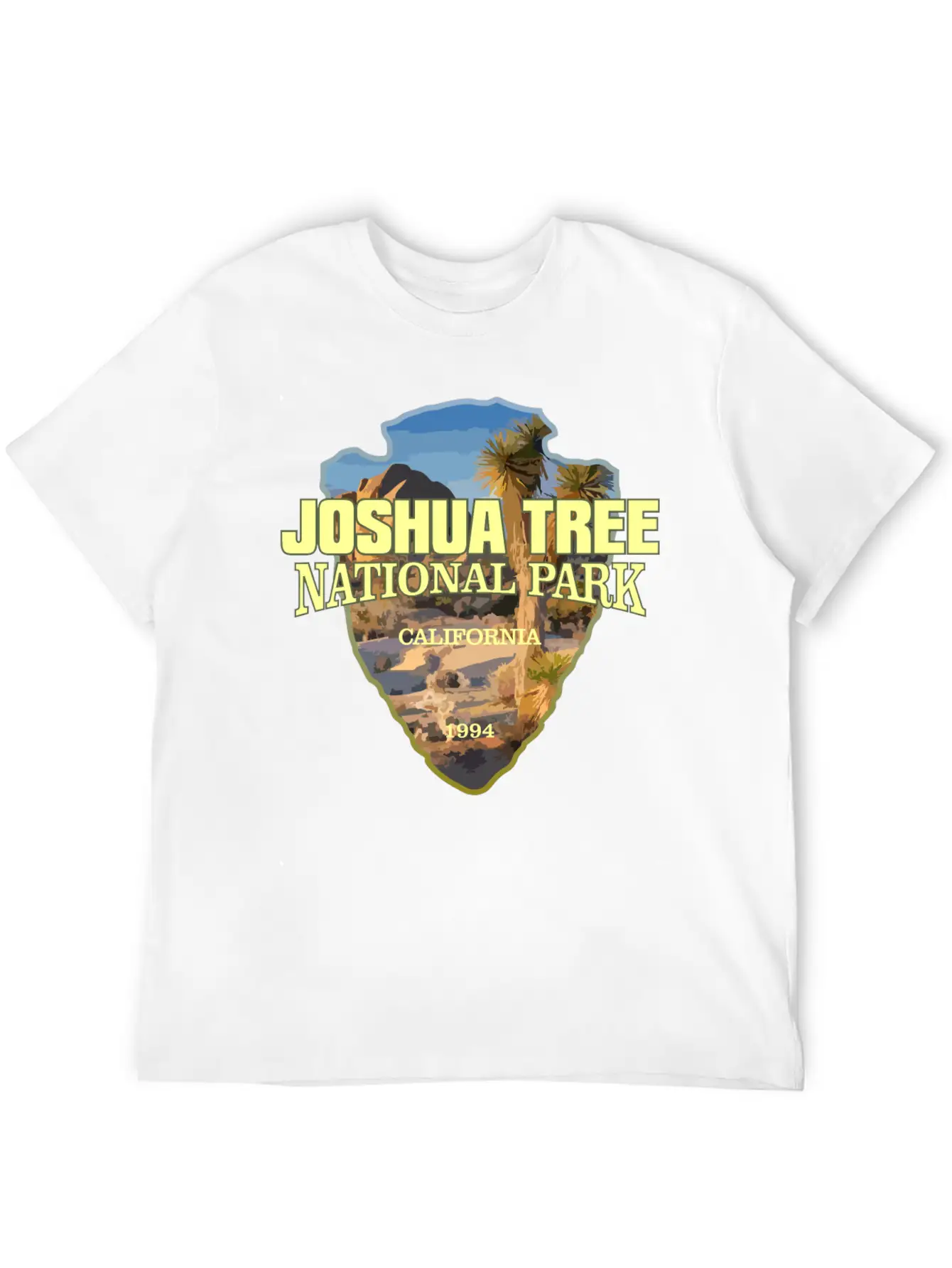 Joshua Tree NP (arrowhead) Stylish Everyday T-Shirt – Unisex Basic Cotton Tee