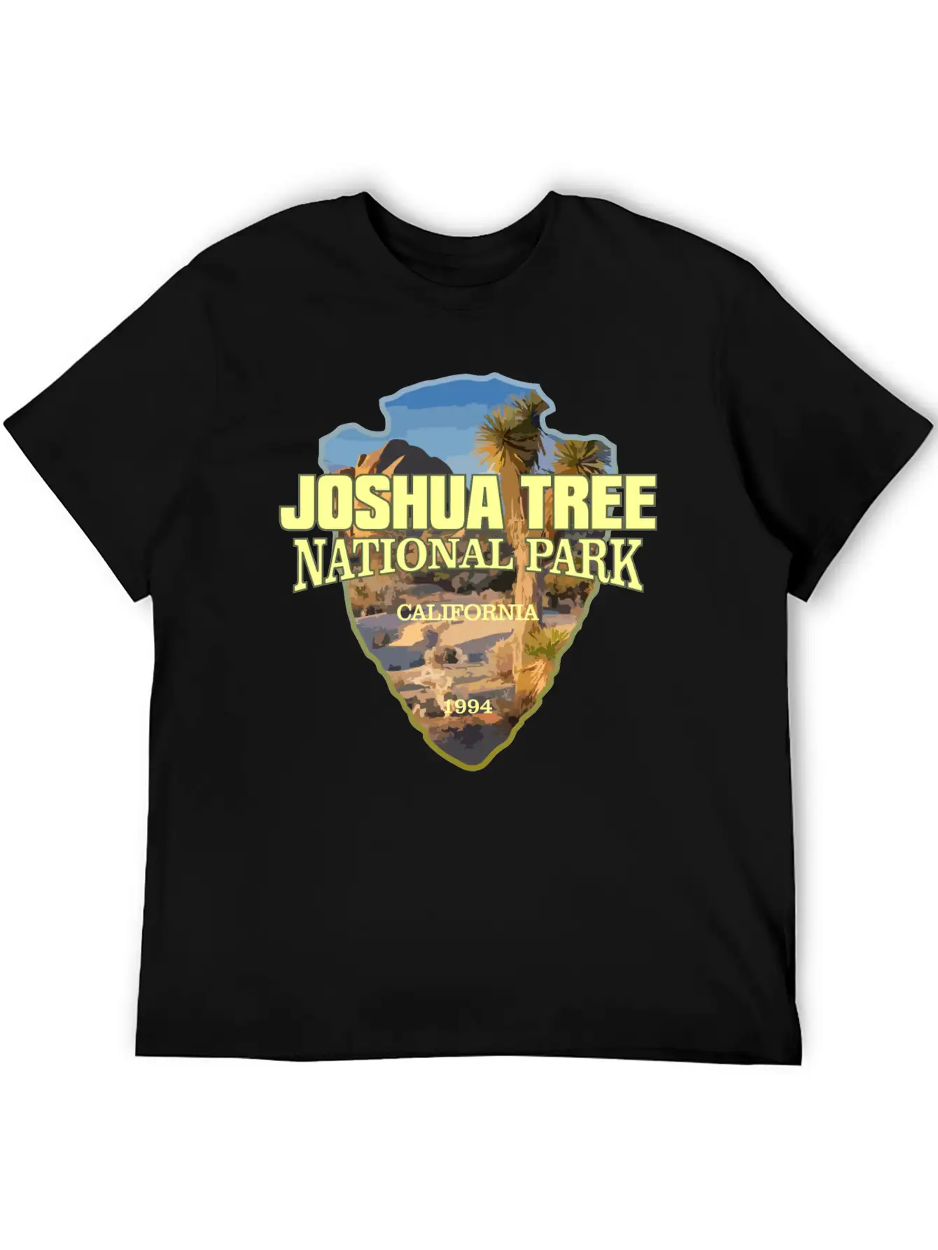 Joshua Tree NP (arrowhead) Stylish Everyday T-Shirt – Unisex Basic Cotton Tee