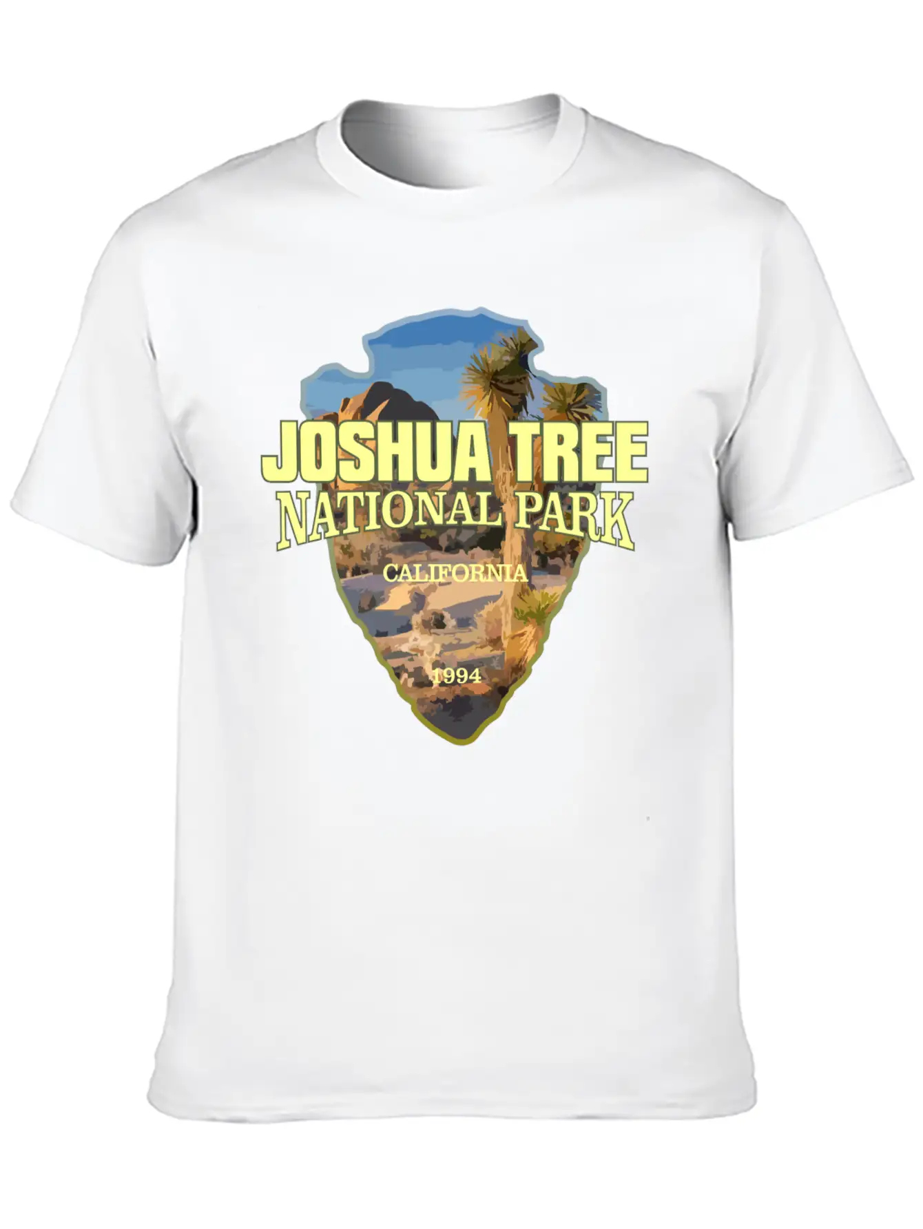 Joshua Tree NP (arrowhead) Stylish Everyday T-Shirt – Unisex Basic Cotton Tee