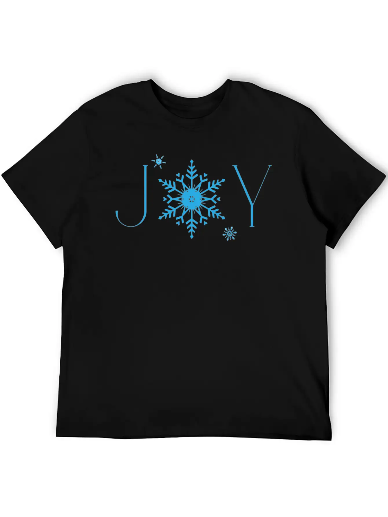 Joy & A Snowflake Basic Graphic T-Shirt – Daily Comfort In Soft Cotton