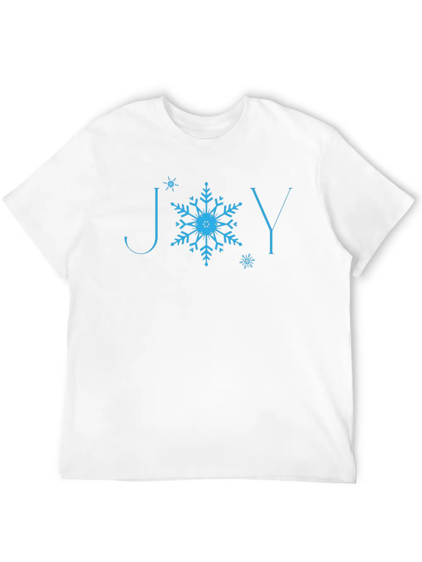 Joy & A Snowflake Basic Graphic T-Shirt – Daily Comfort In Soft Cotton