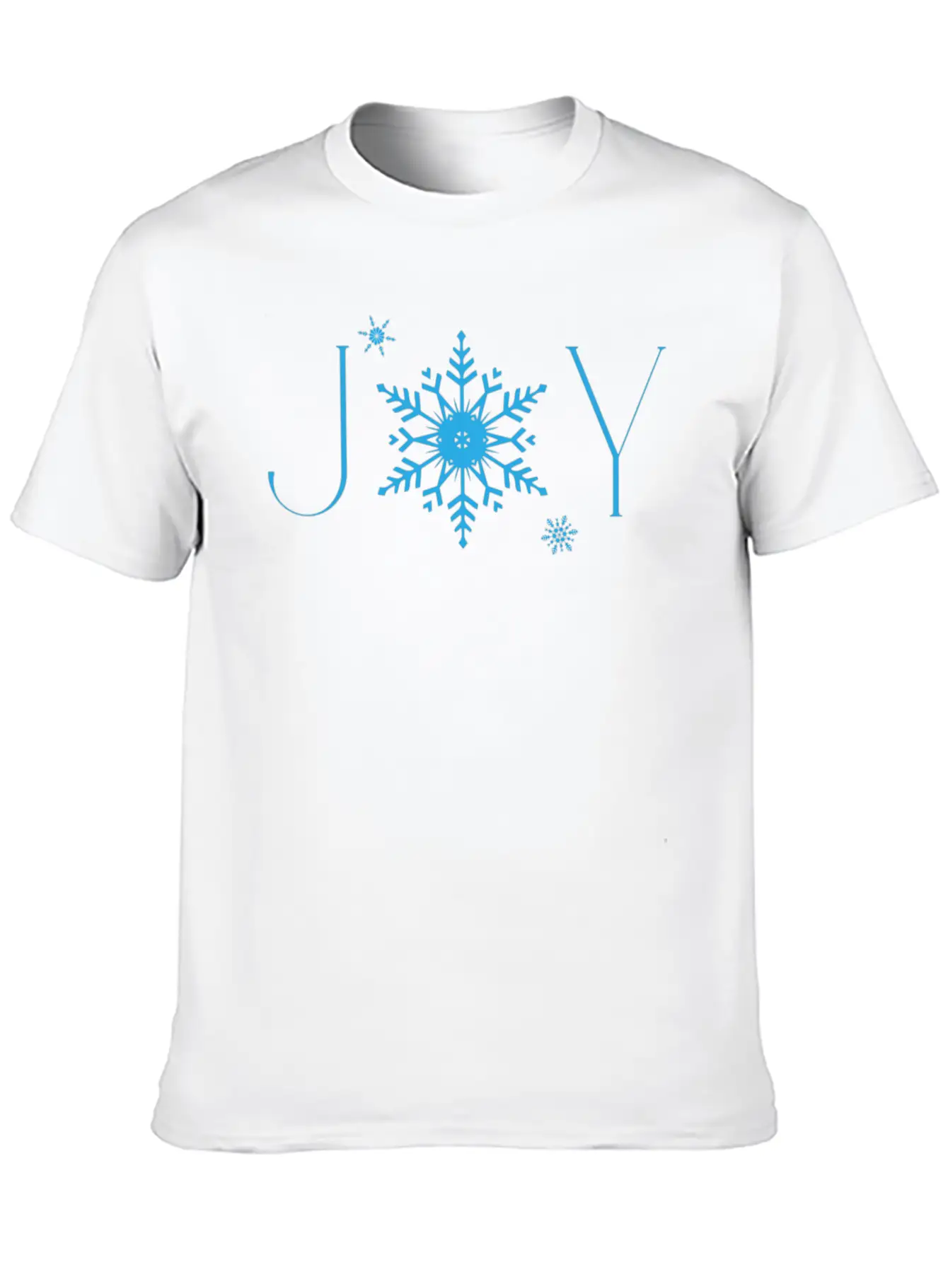 Joy & A Snowflake Basic Graphic T-Shirt – Daily Comfort In Soft Cotton