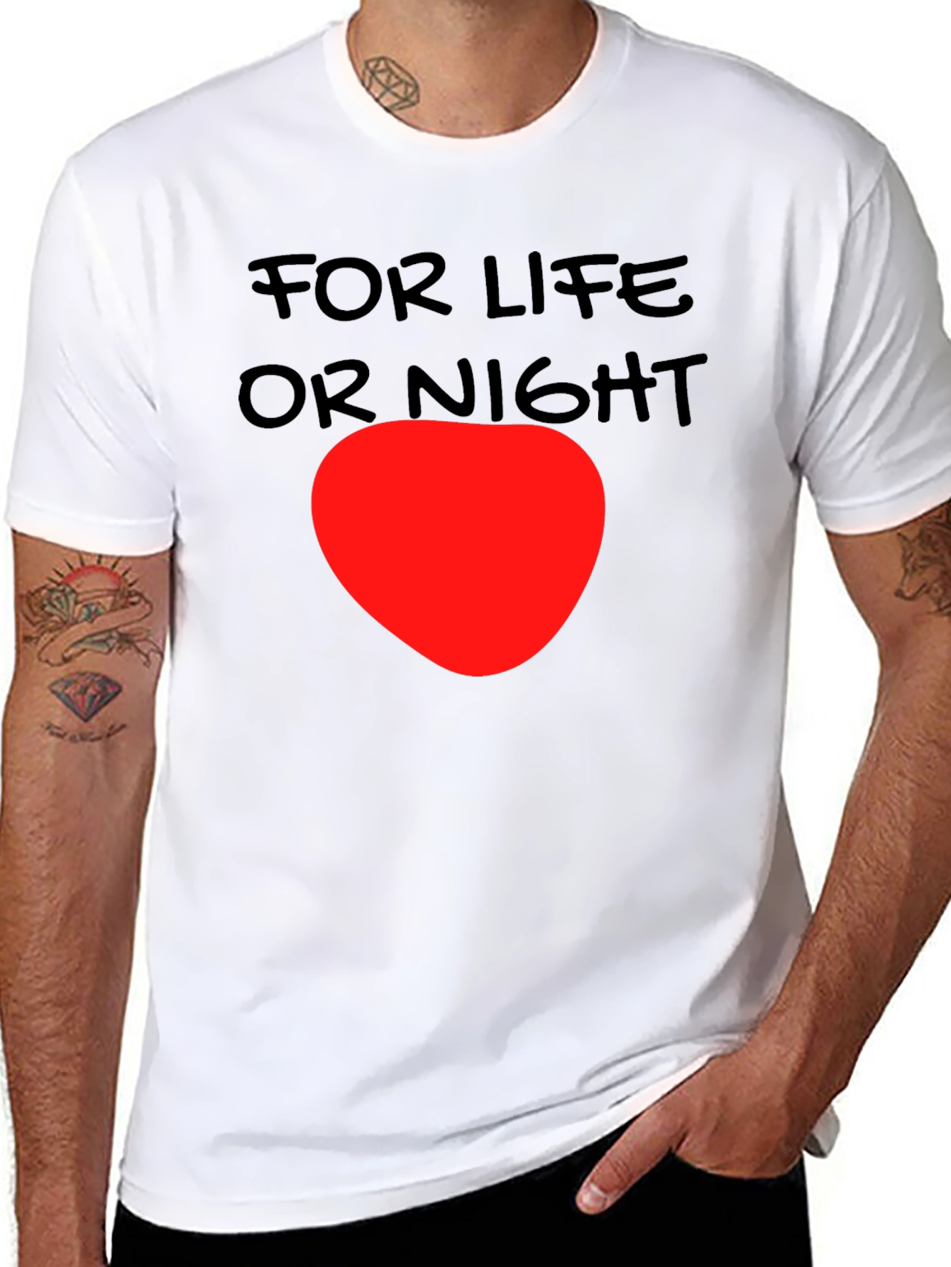 Life or Night Graphic T-Shirt