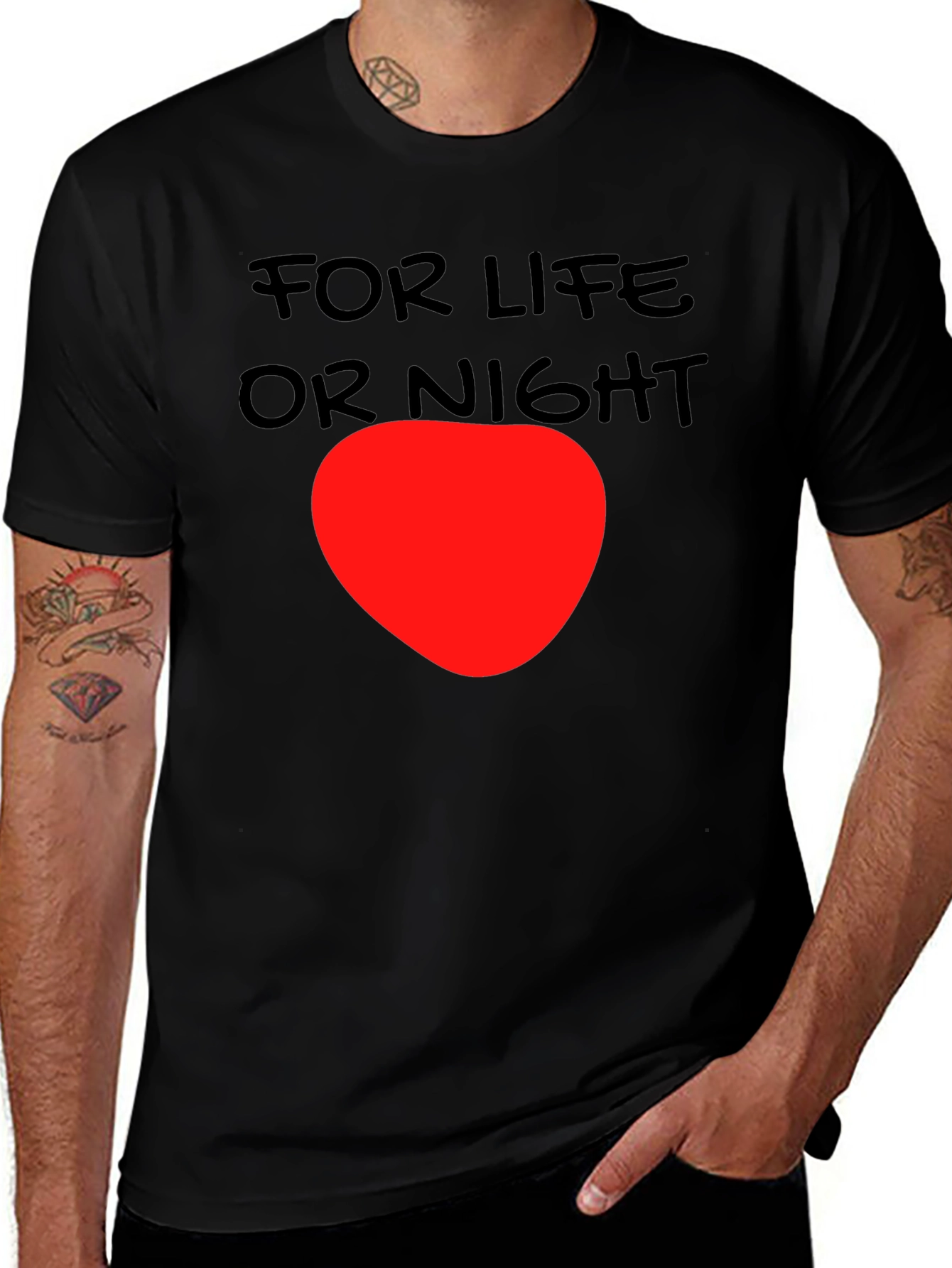 Life or Night Graphic T-Shirt