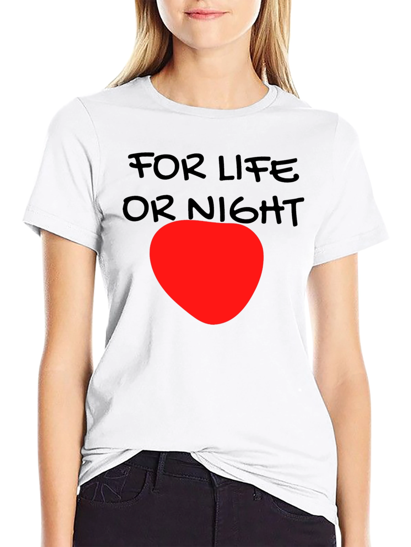 Life or Night Graphic T-Shirt