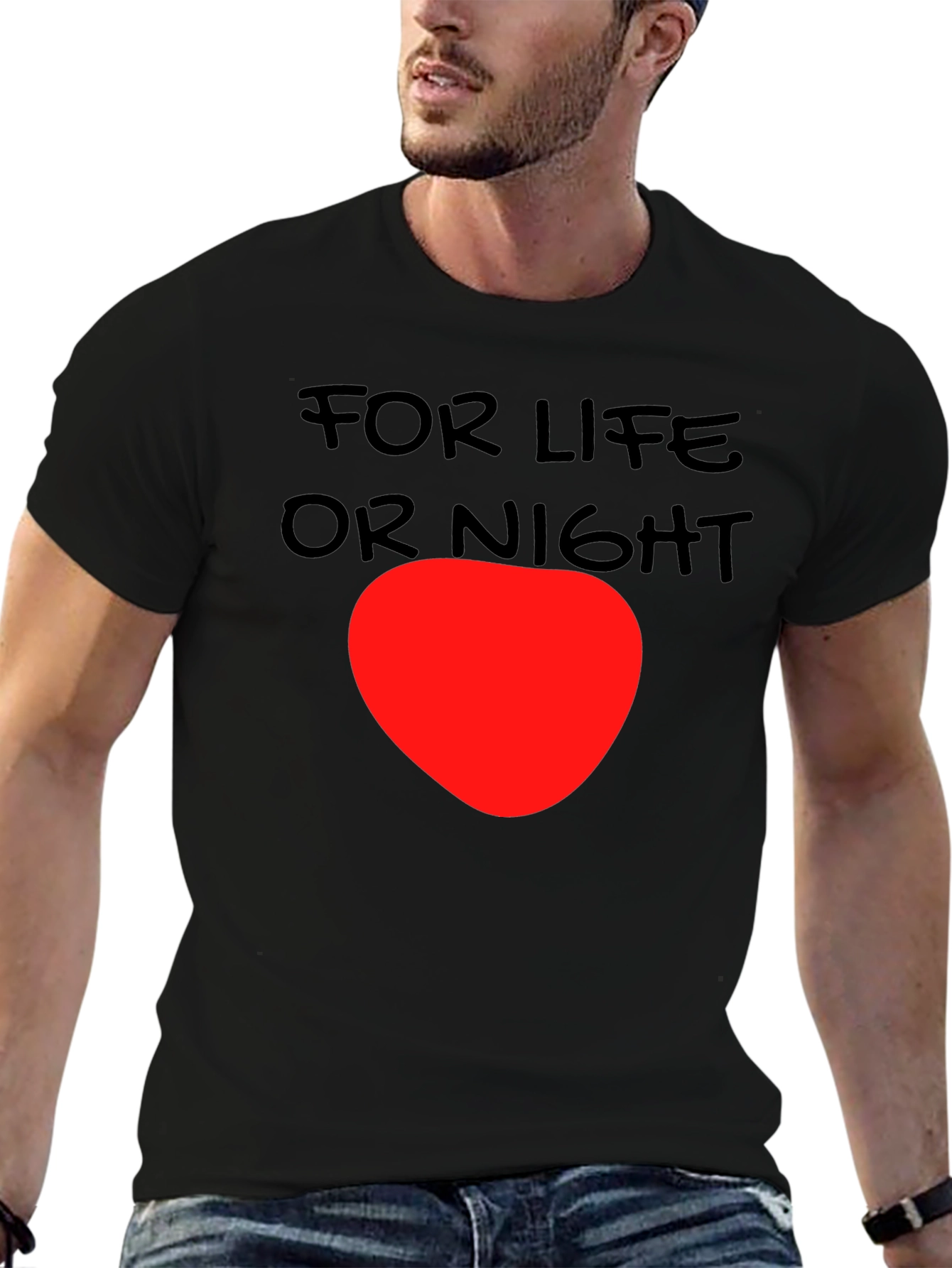 Life or Night Graphic T-Shirt