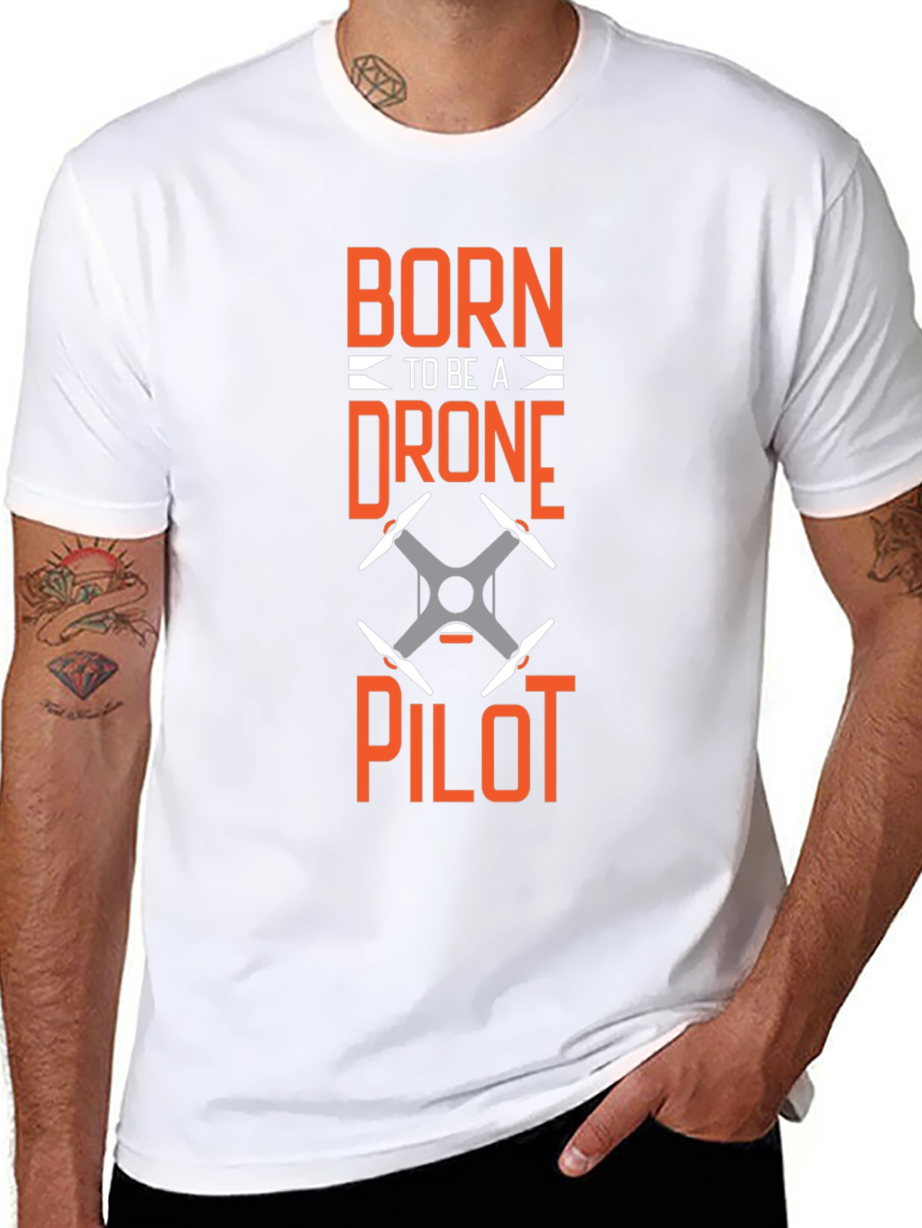 Born to be a Drone Pilot Graphic T-Shirt