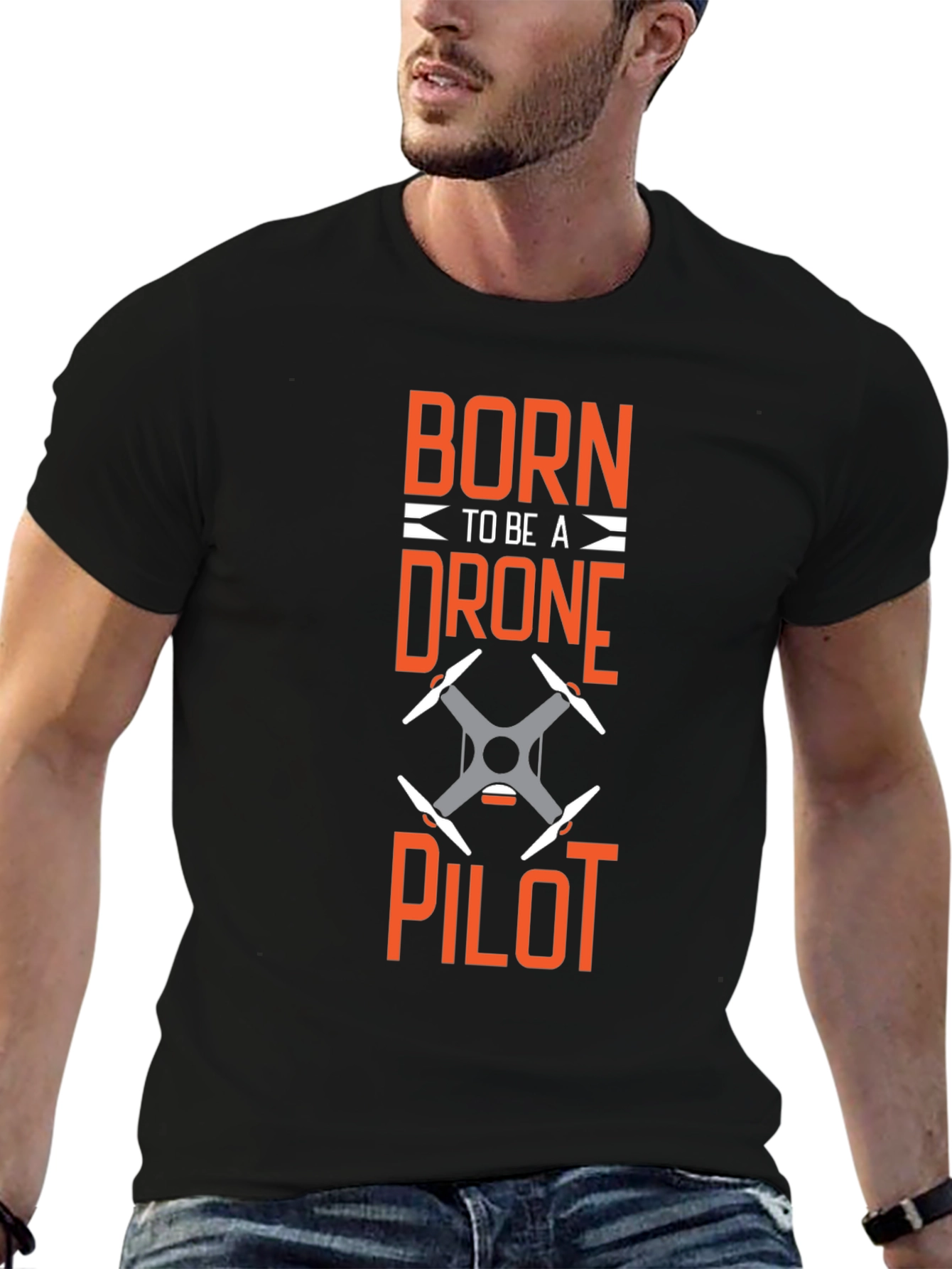 Born to be a Drone Pilot Graphic T-Shirt