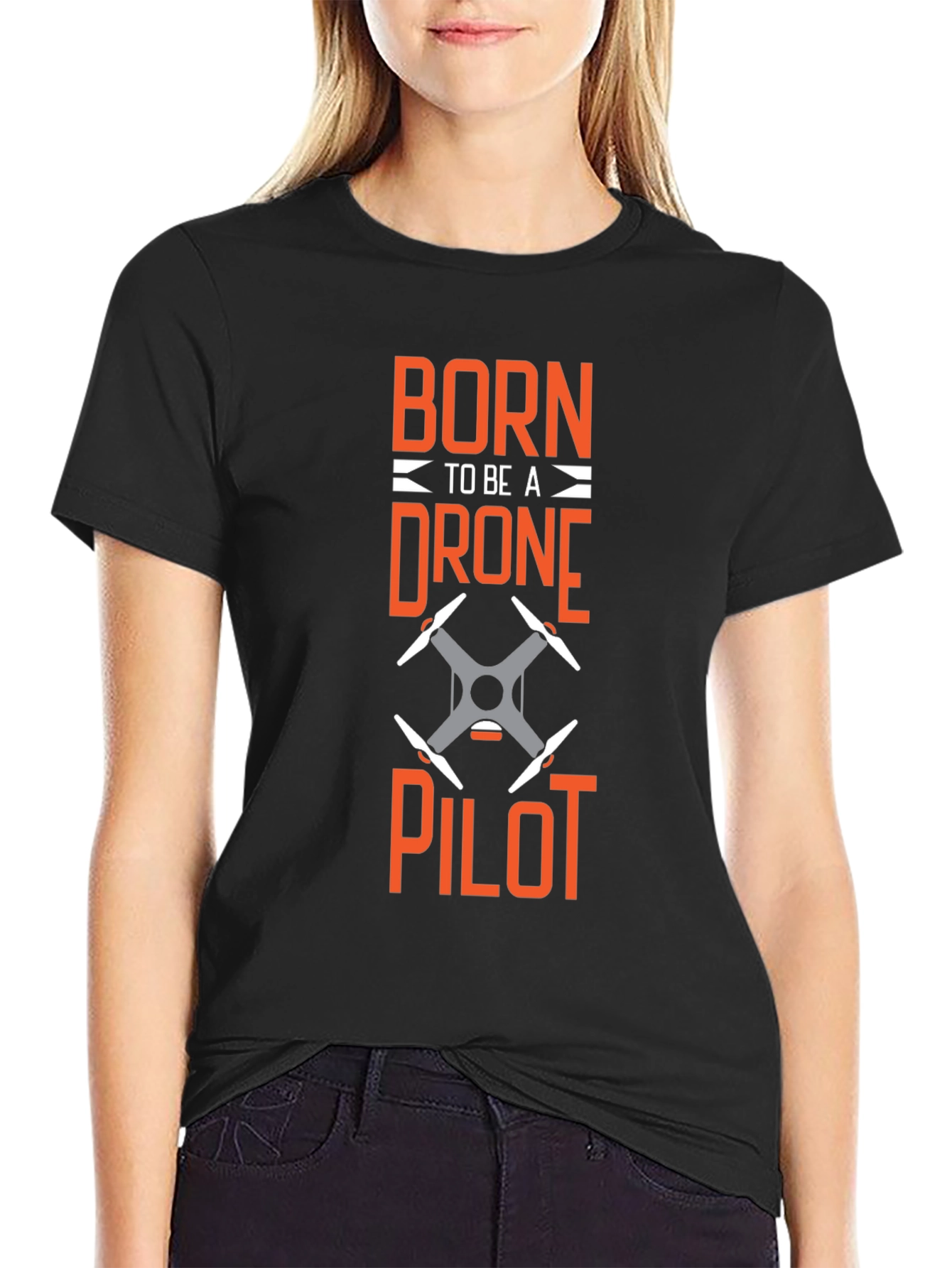 Born to be a Drone Pilot Graphic T-Shirt
