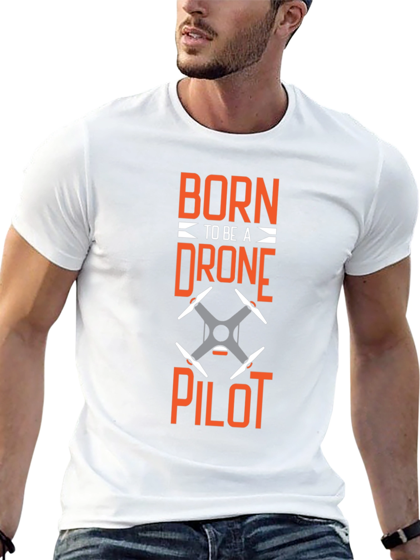 Born to be a Drone Pilot Graphic T-Shirt
