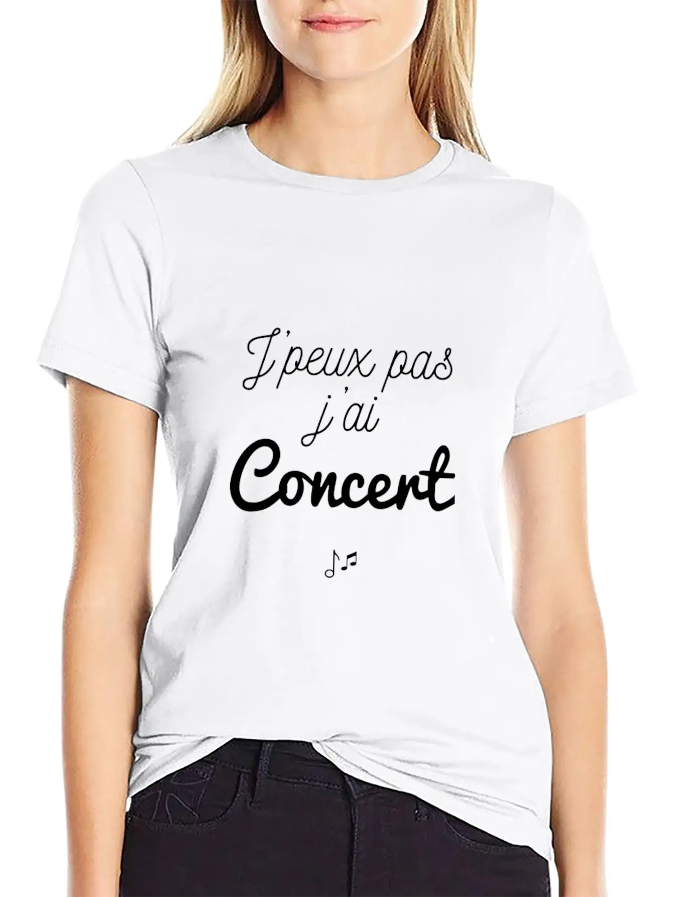J'peux Pas J'ai Concert Stylish Everyday T-Shirt – Unisex Basic Cotton Tee