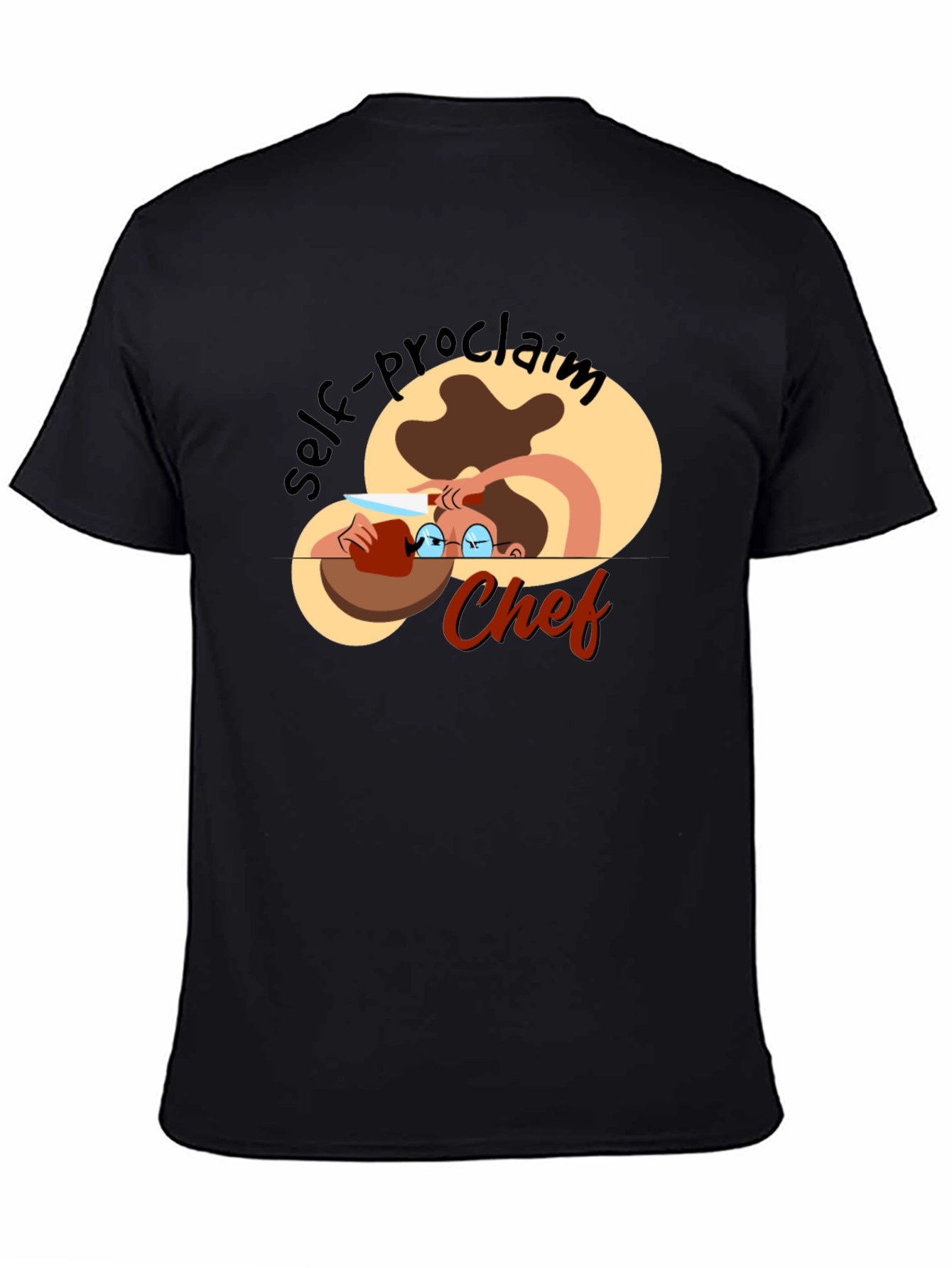 Self-Proclaimed Chef Black T-Shirt