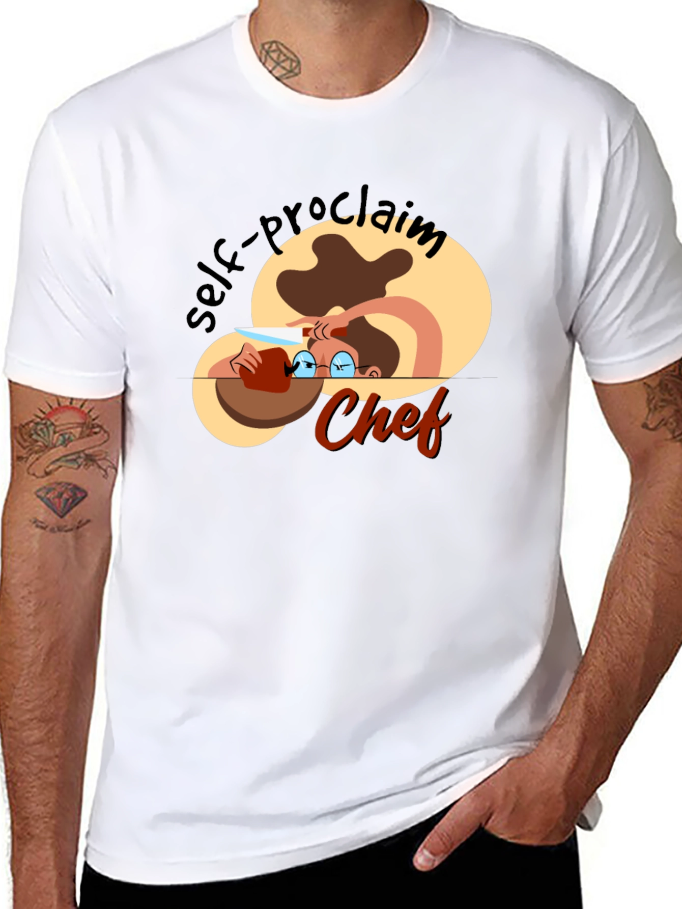 Self-Proclaimed Chef Black T-Shirt