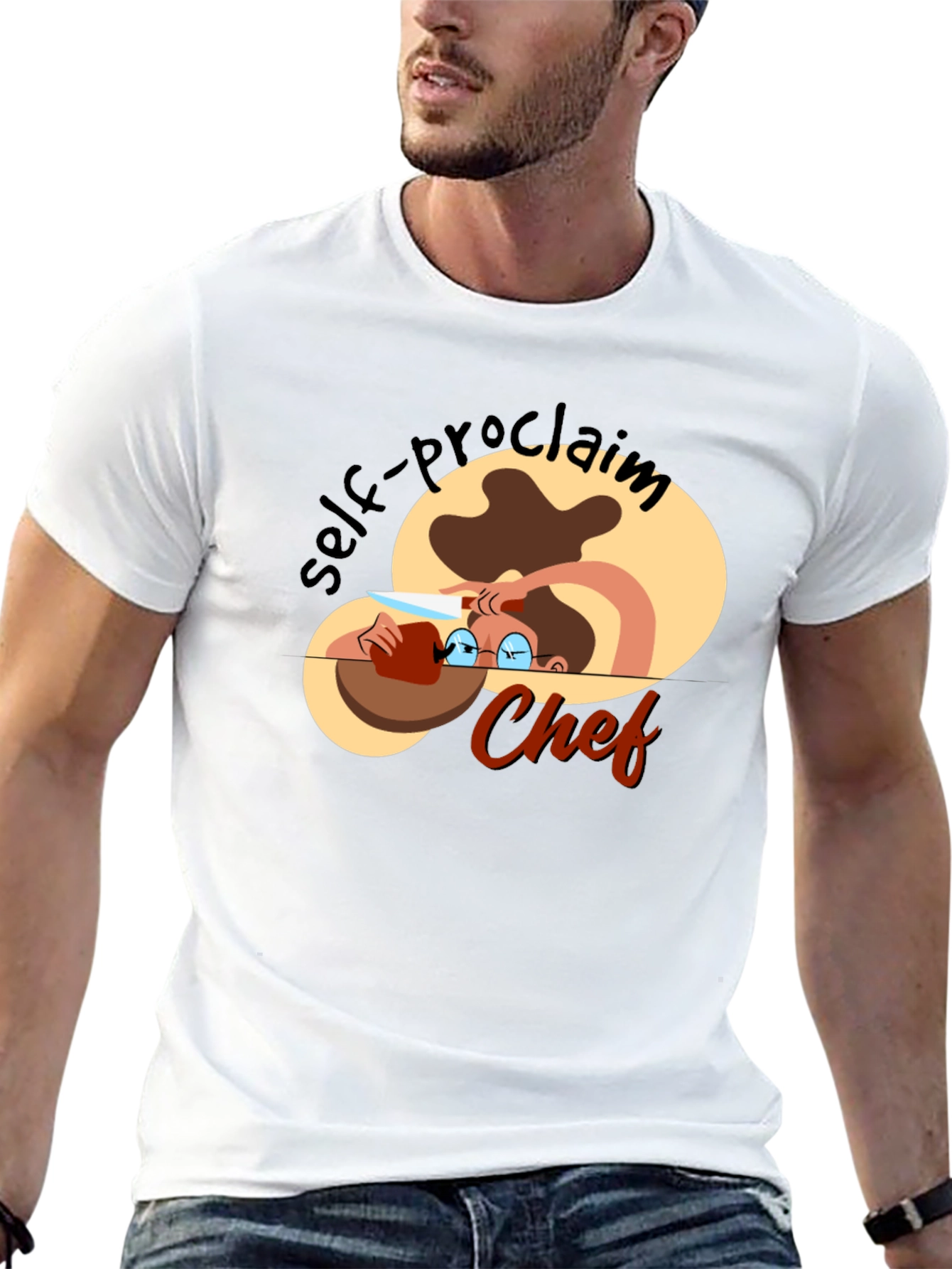Self-Proclaimed Chef Black T-Shirt